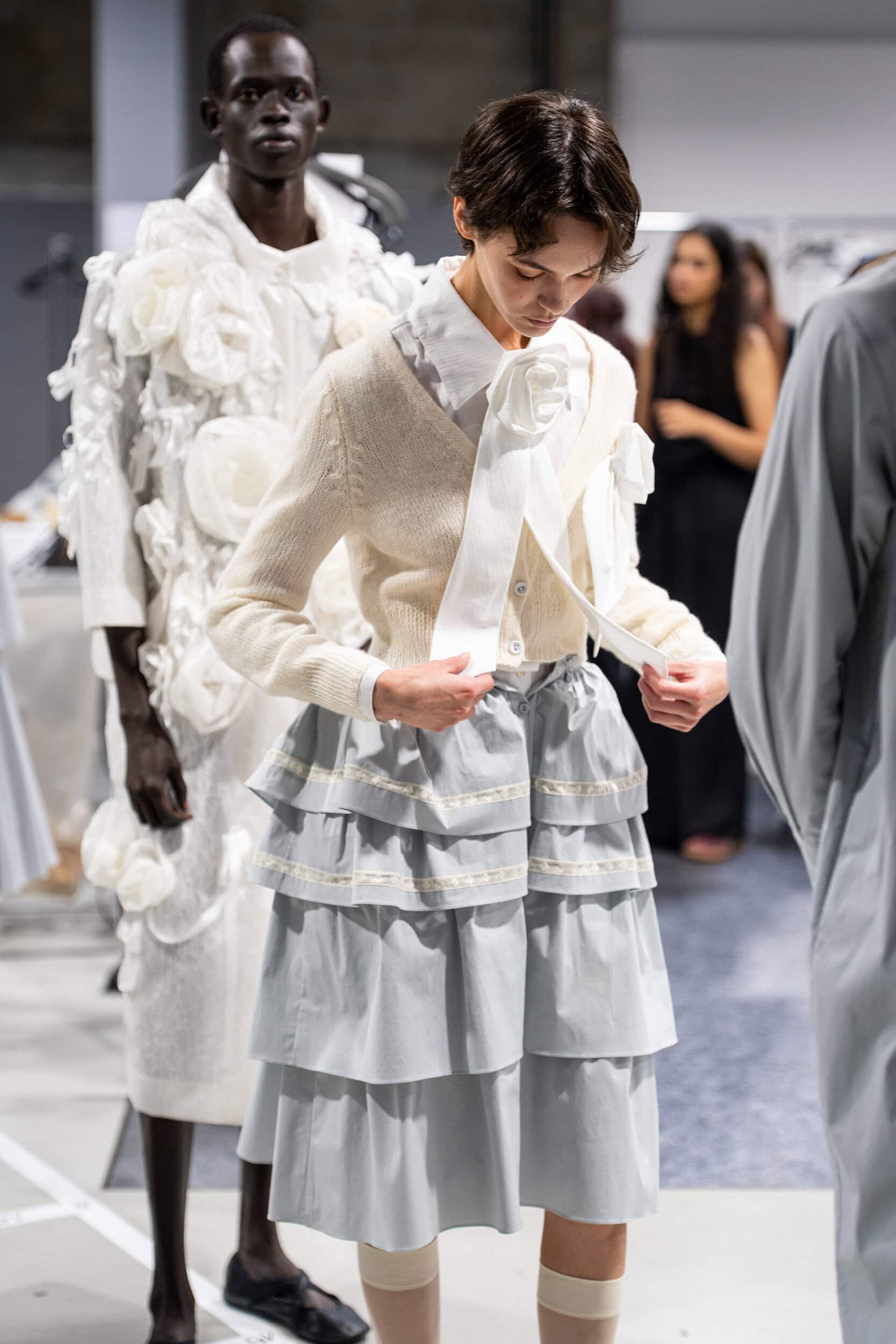 Meruert Tolegen Spring 2027 Fashion Show Backstage