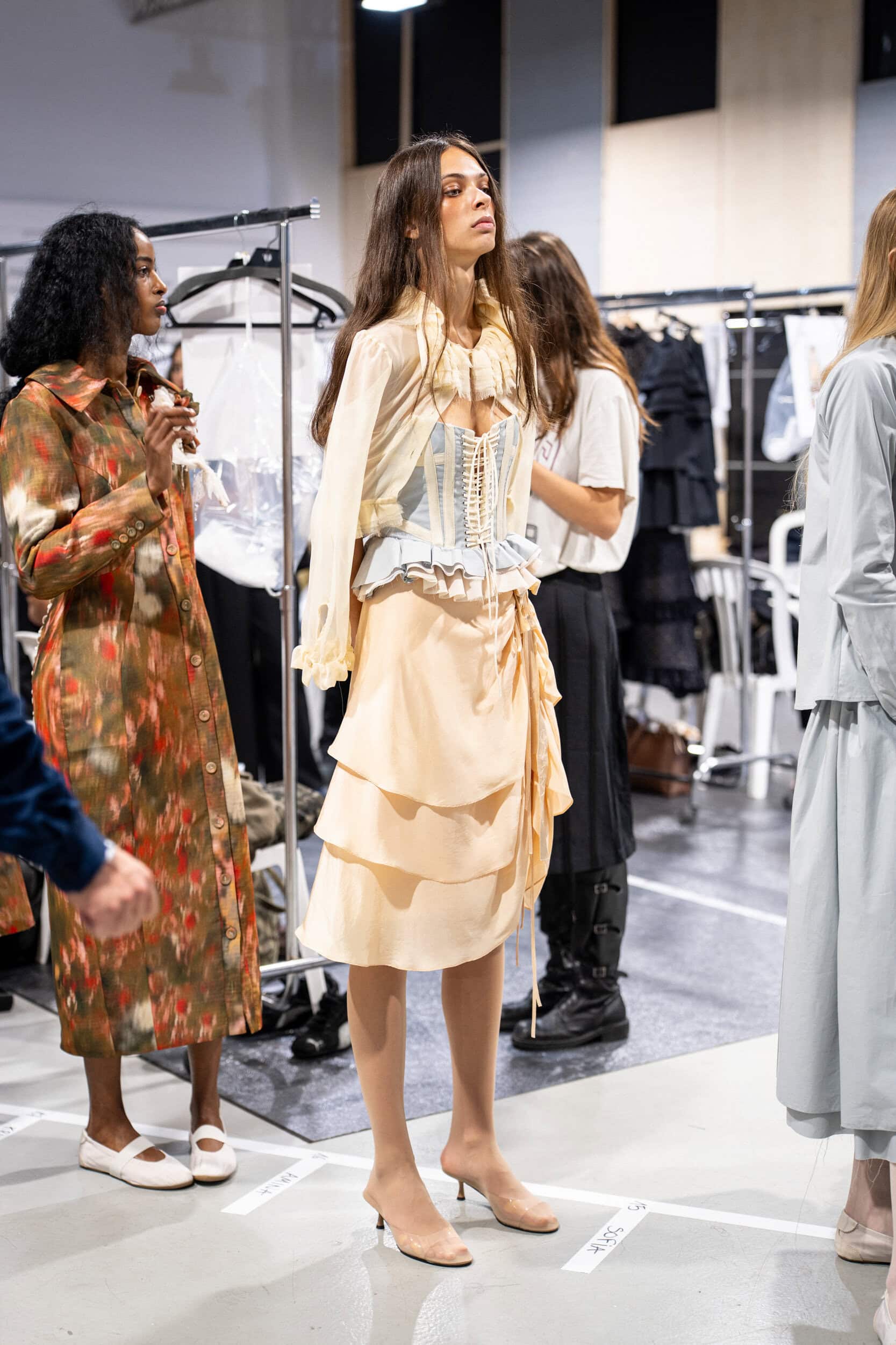 Meruert Tolegen Spring 2027 Fashion Show Backstage
