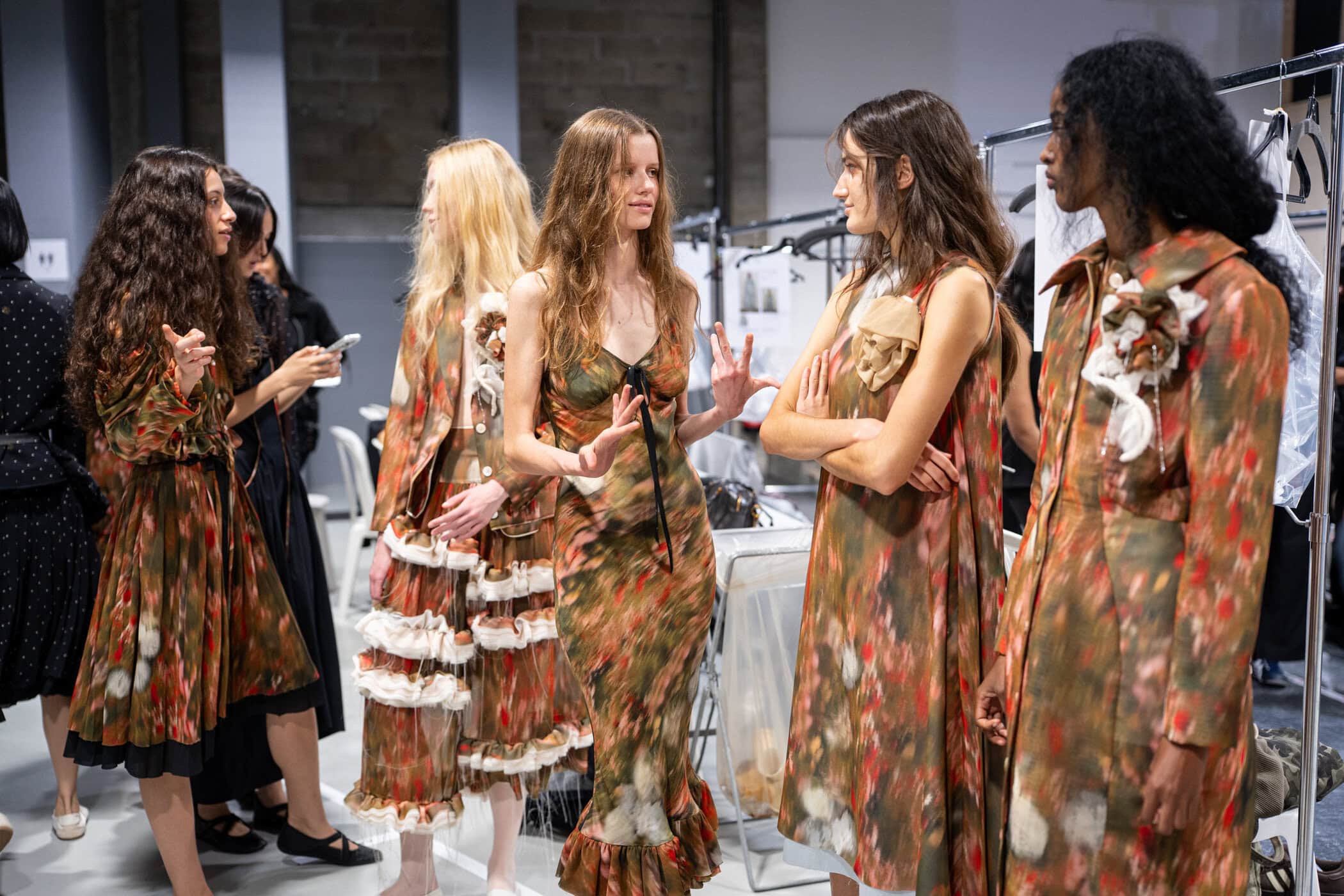 Meruert Tolegen Spring 2027 Fashion Show Backstage