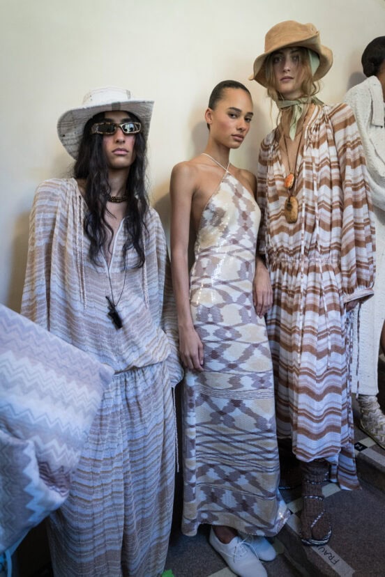 Missoni Spring 2027 Fashion Show Backstage