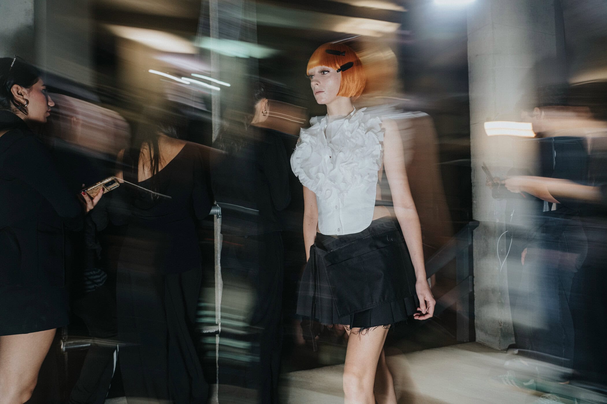 Natasha Zinko Spring 2027 Fashion Show Backstage