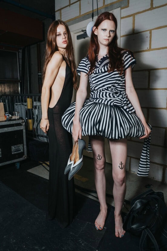 Natasha Zinko Spring 2027 Fashion Show Backstage