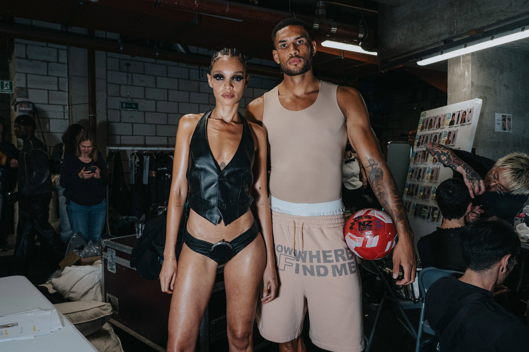 Natasha Zinko Spring 2027 Fashion Show Backstage