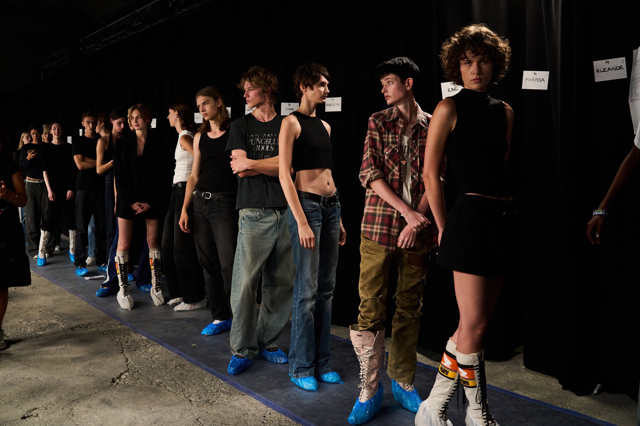 Onitsuka Tiger Spring 2027 Fashion Show Backstage