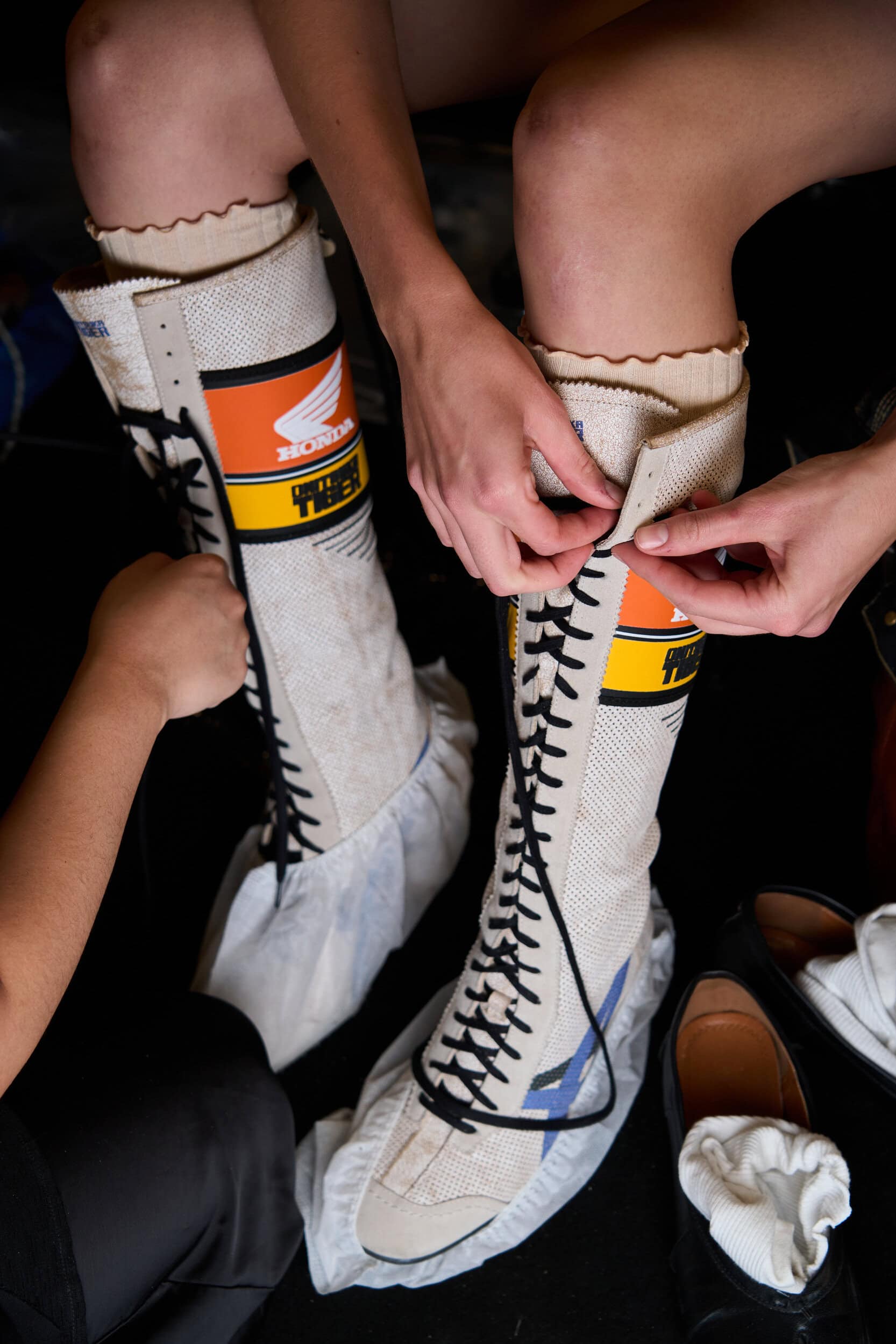 Onitsuka Tiger Spring 2027 Fashion Show Backstage