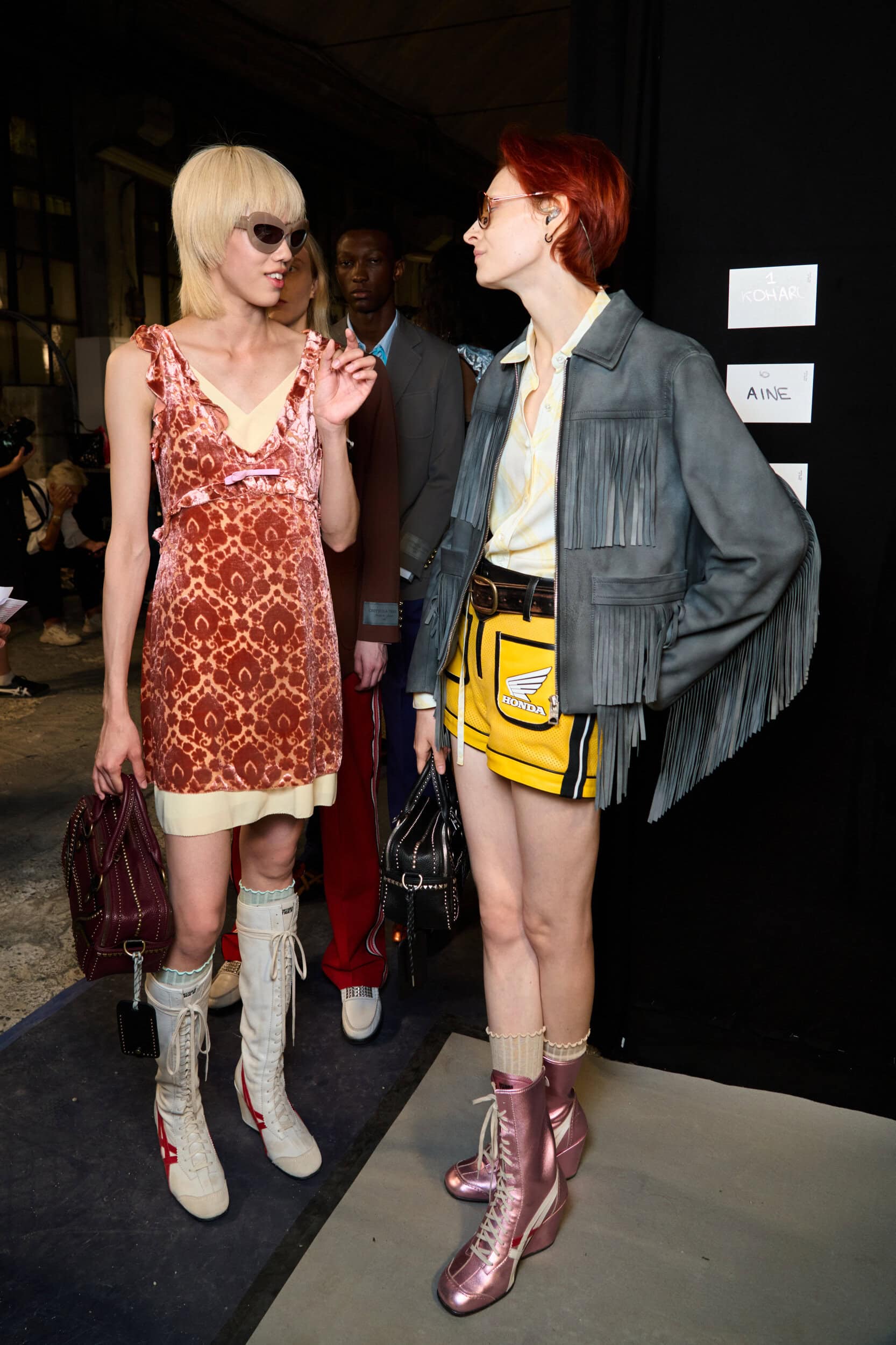 Onitsuka Tiger Spring 2027 Fashion Show Backstage