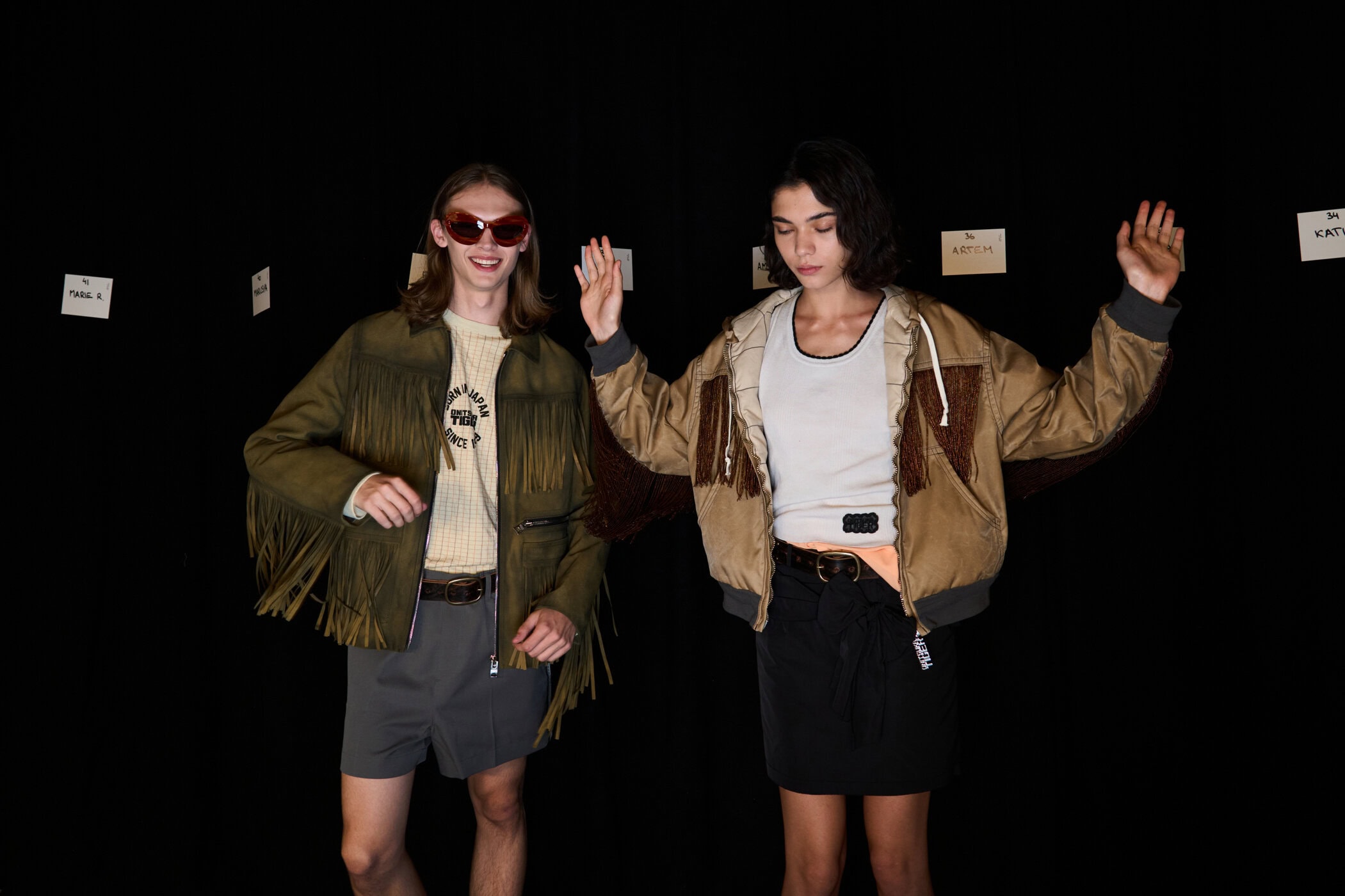 Onitsuka Tiger Spring 2027 Fashion Show Backstage