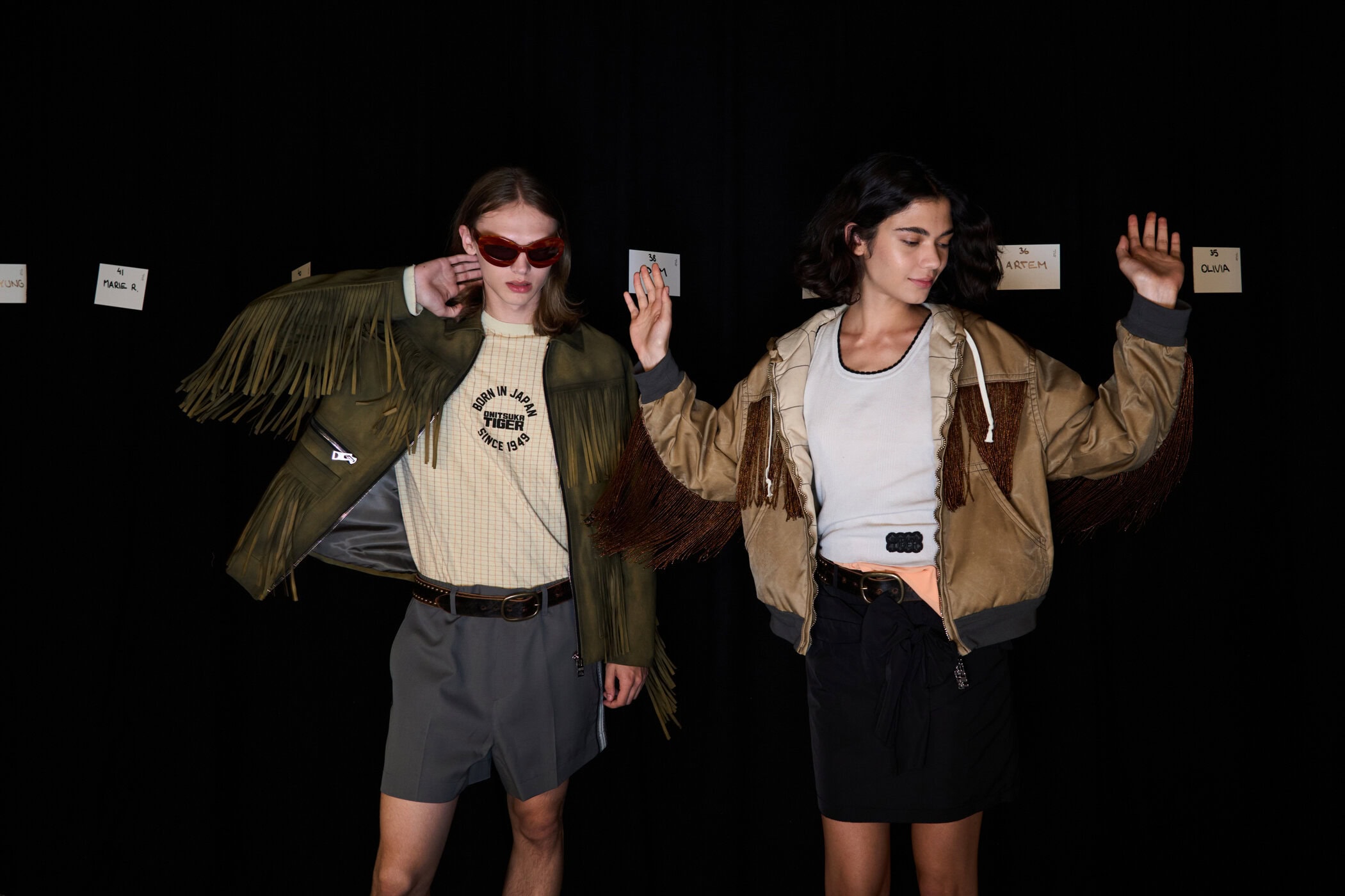 Onitsuka Tiger Spring 2027 Fashion Show Backstage