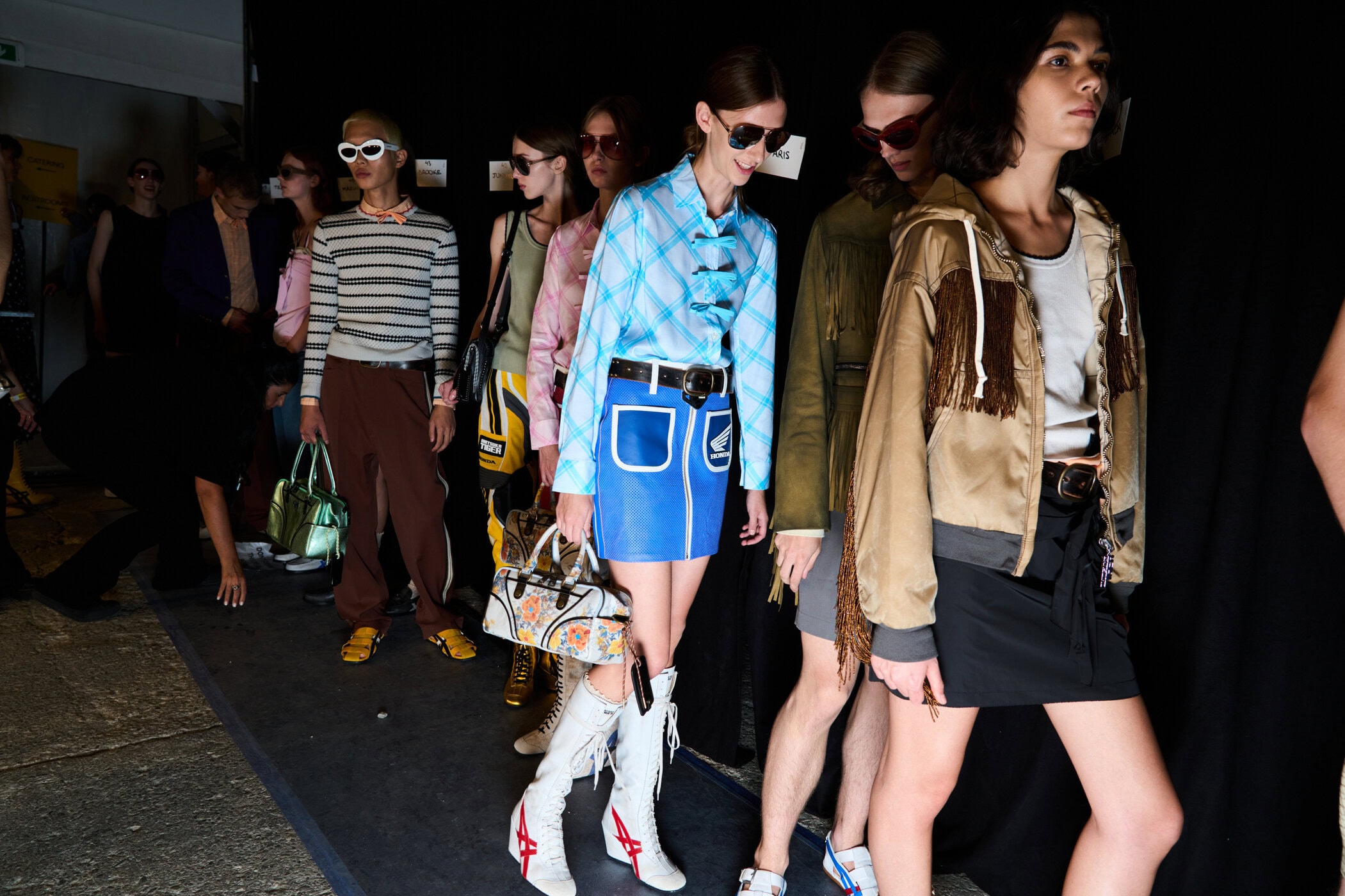 Onitsuka Tiger Spring 2027 Fashion Show Backstage