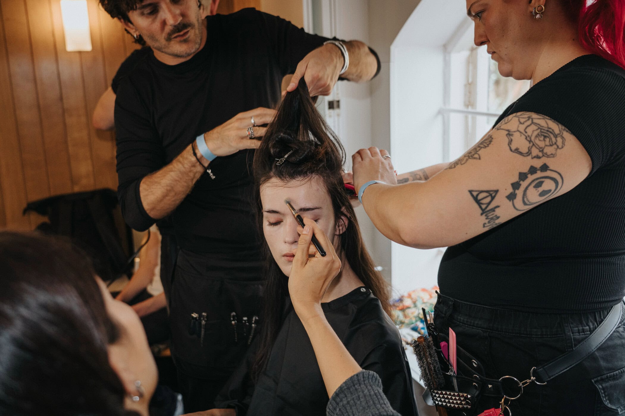 Oscar Ouyang Spring 2027 Fashion Show Backstage