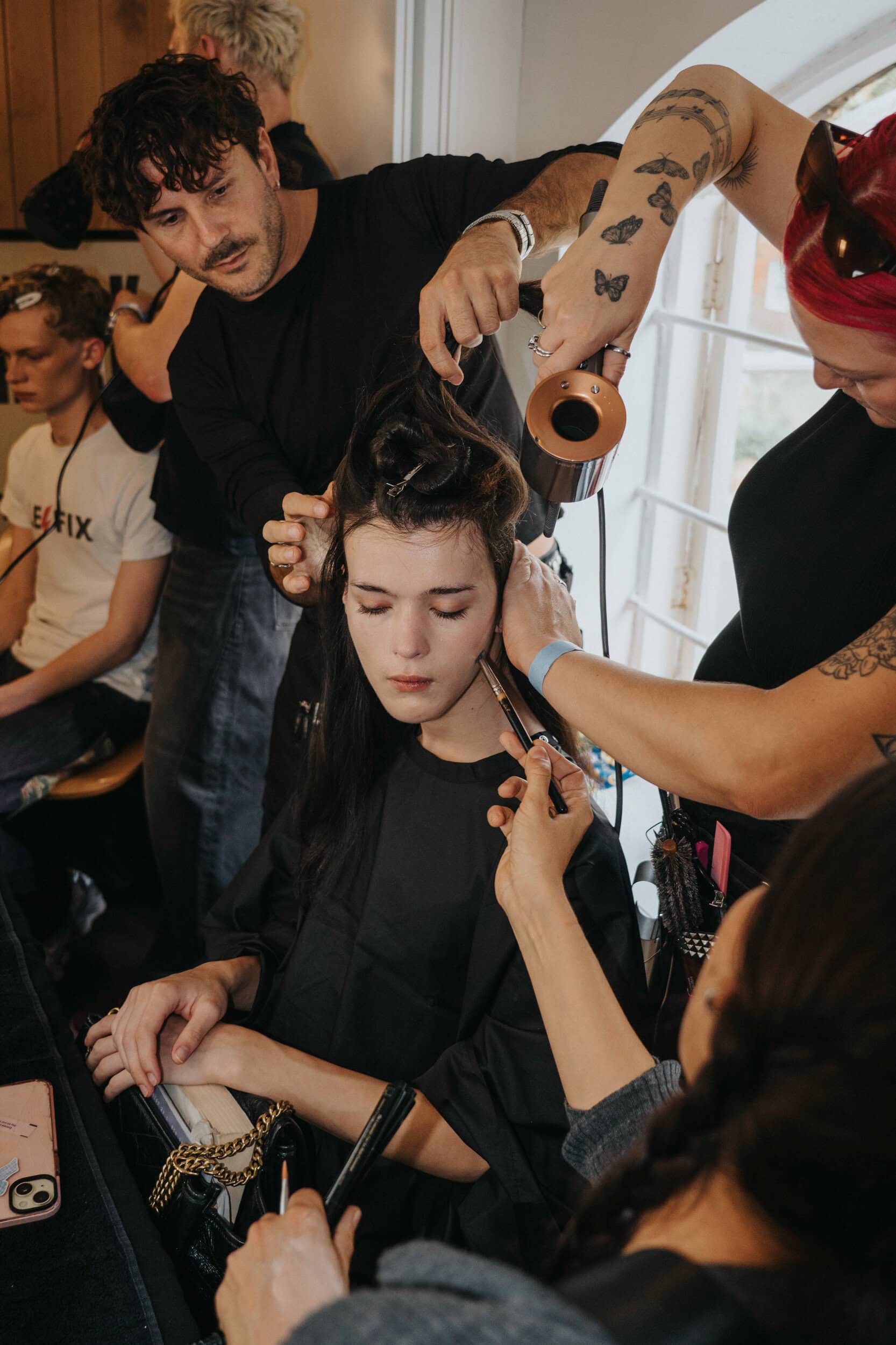 Oscar Ouyang Spring 2027 Fashion Show Backstage