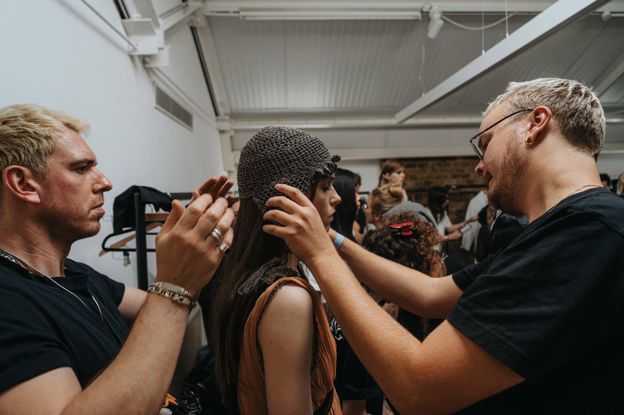 Oscar Ouyang Spring 2027 Fashion Show Backstage