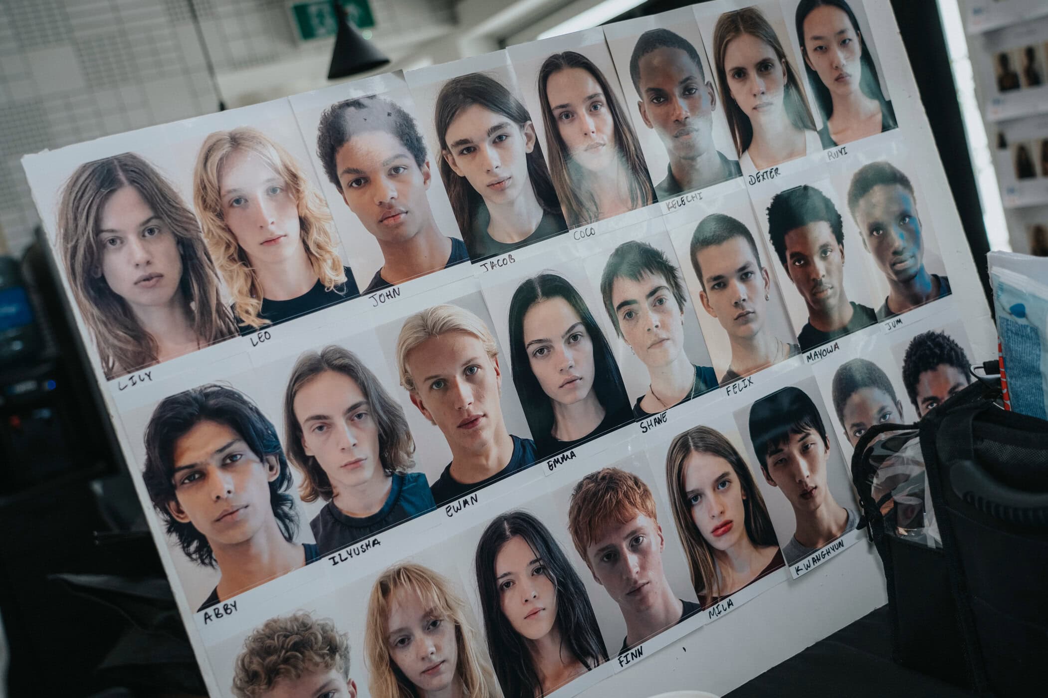Oscar Ouyang Spring 2027 Fashion Show Backstage