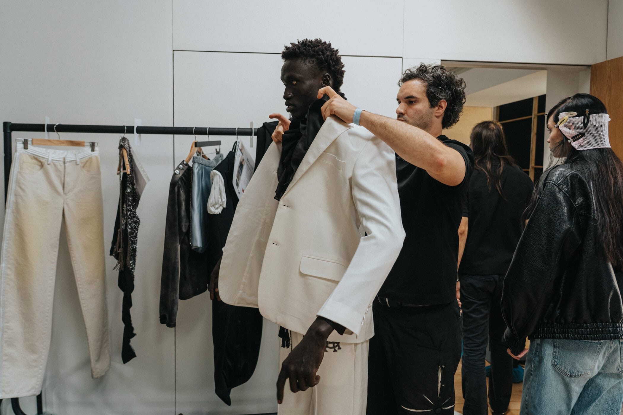 Oscar Ouyang Spring 2027 Fashion Show Backstage