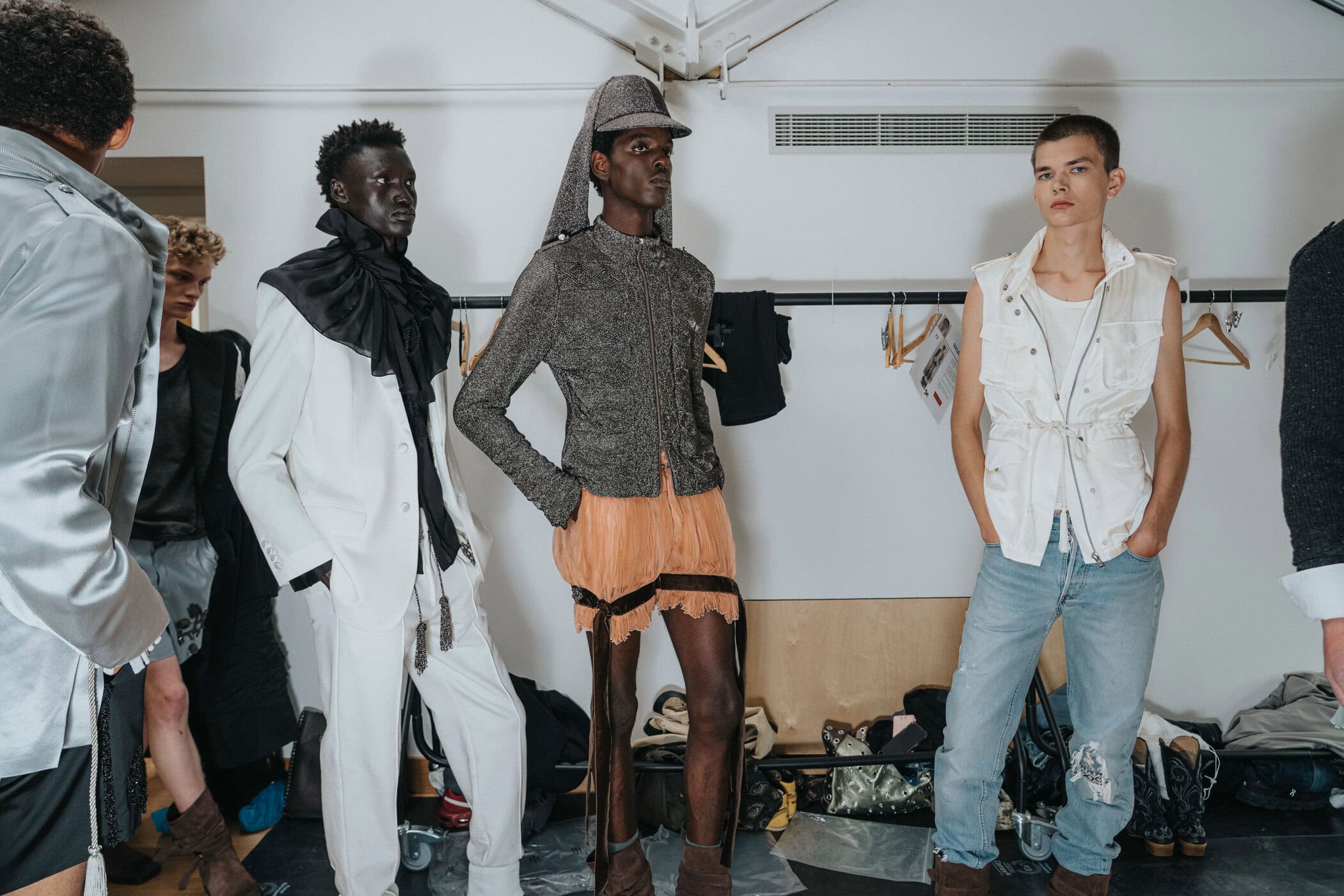 Oscar Ouyang Spring 2027 Fashion Show Backstage