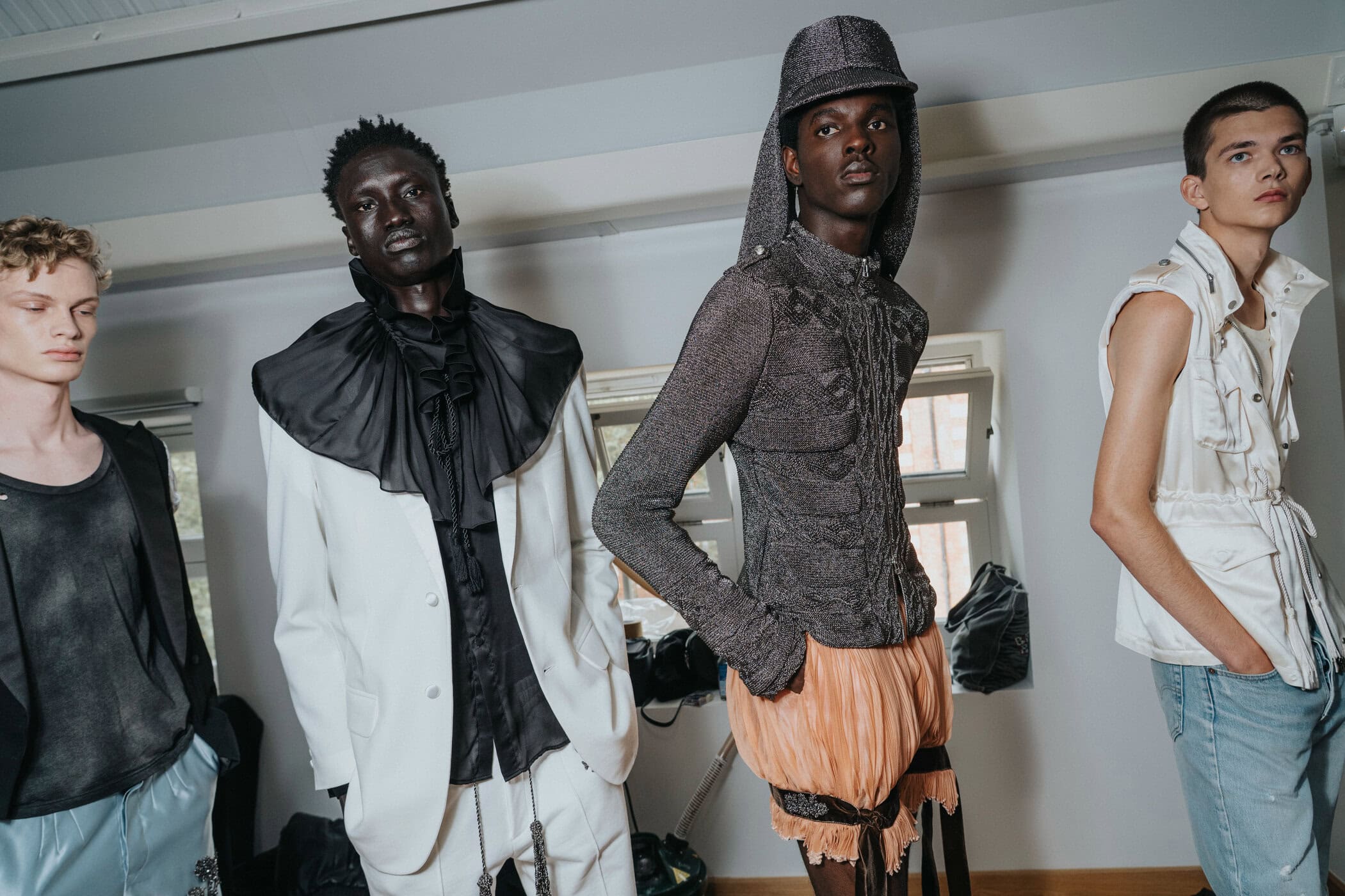 Oscar Ouyang Spring 2027 Fashion Show Backstage