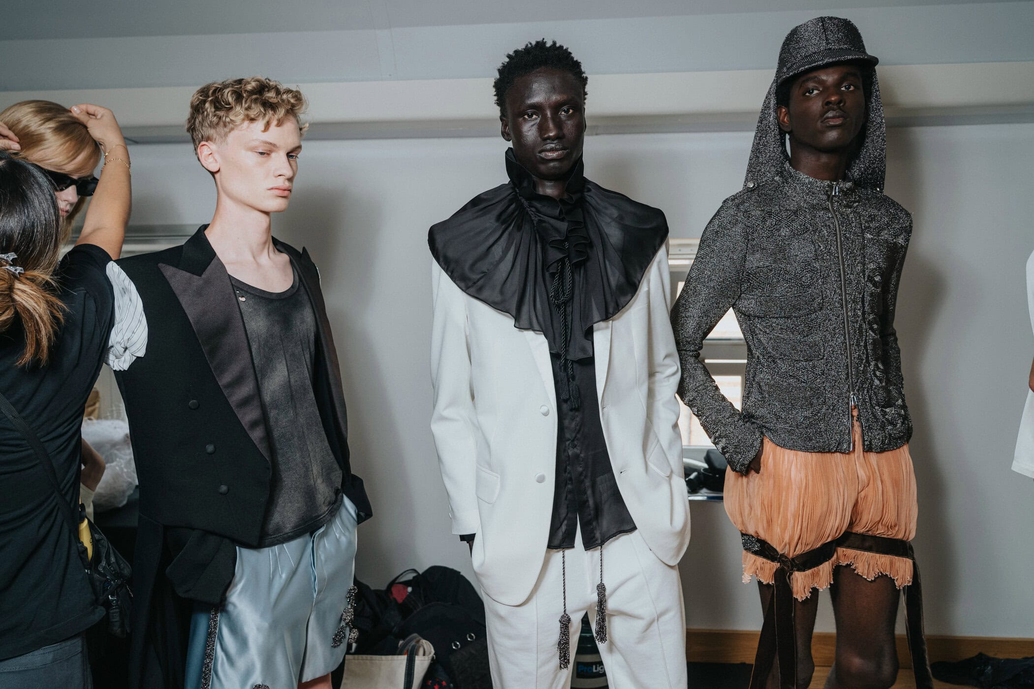 Oscar Ouyang Spring 2027 Fashion Show Backstage