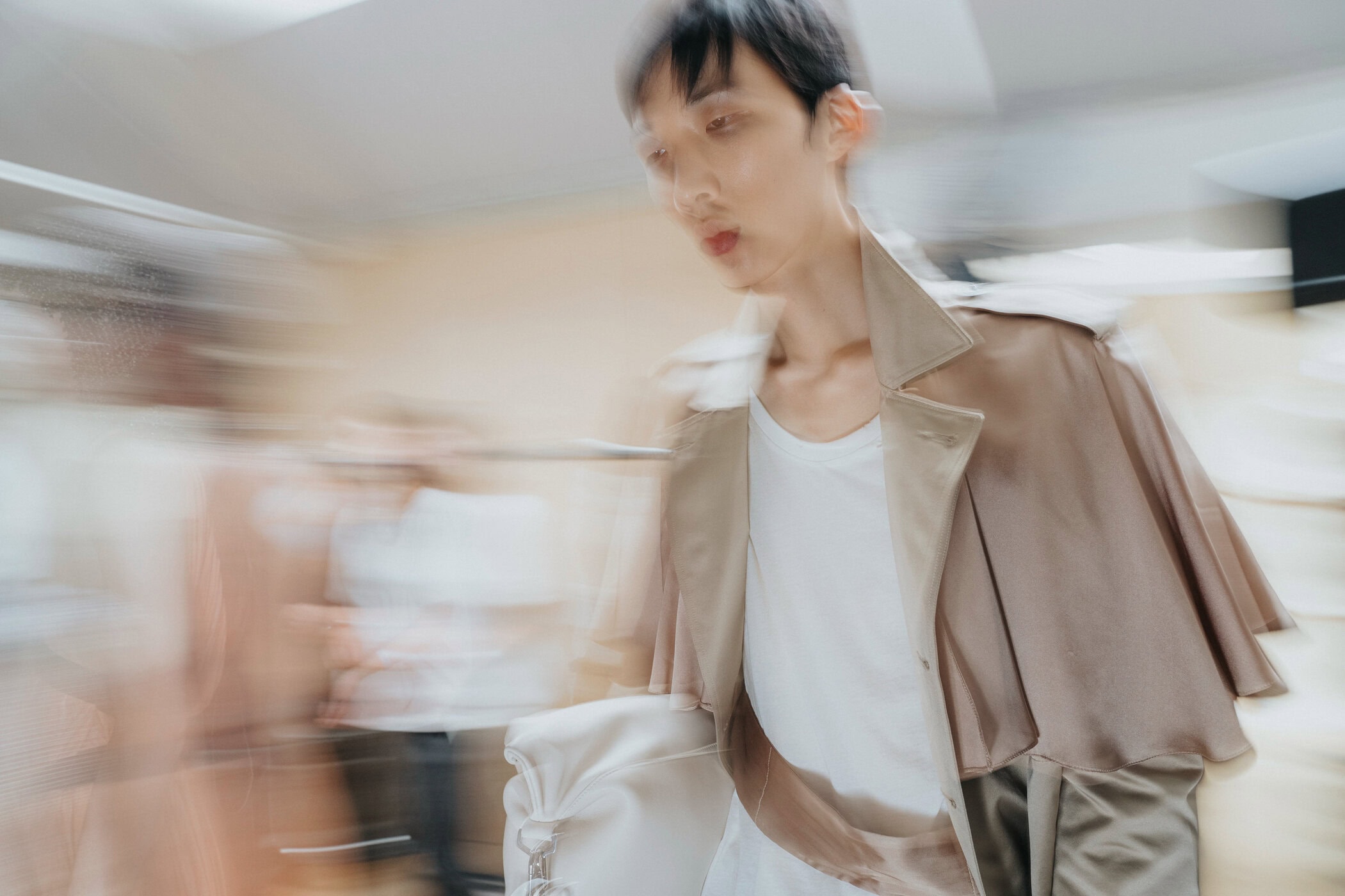 Oscar Ouyang Spring 2027 Fashion Show Backstage
