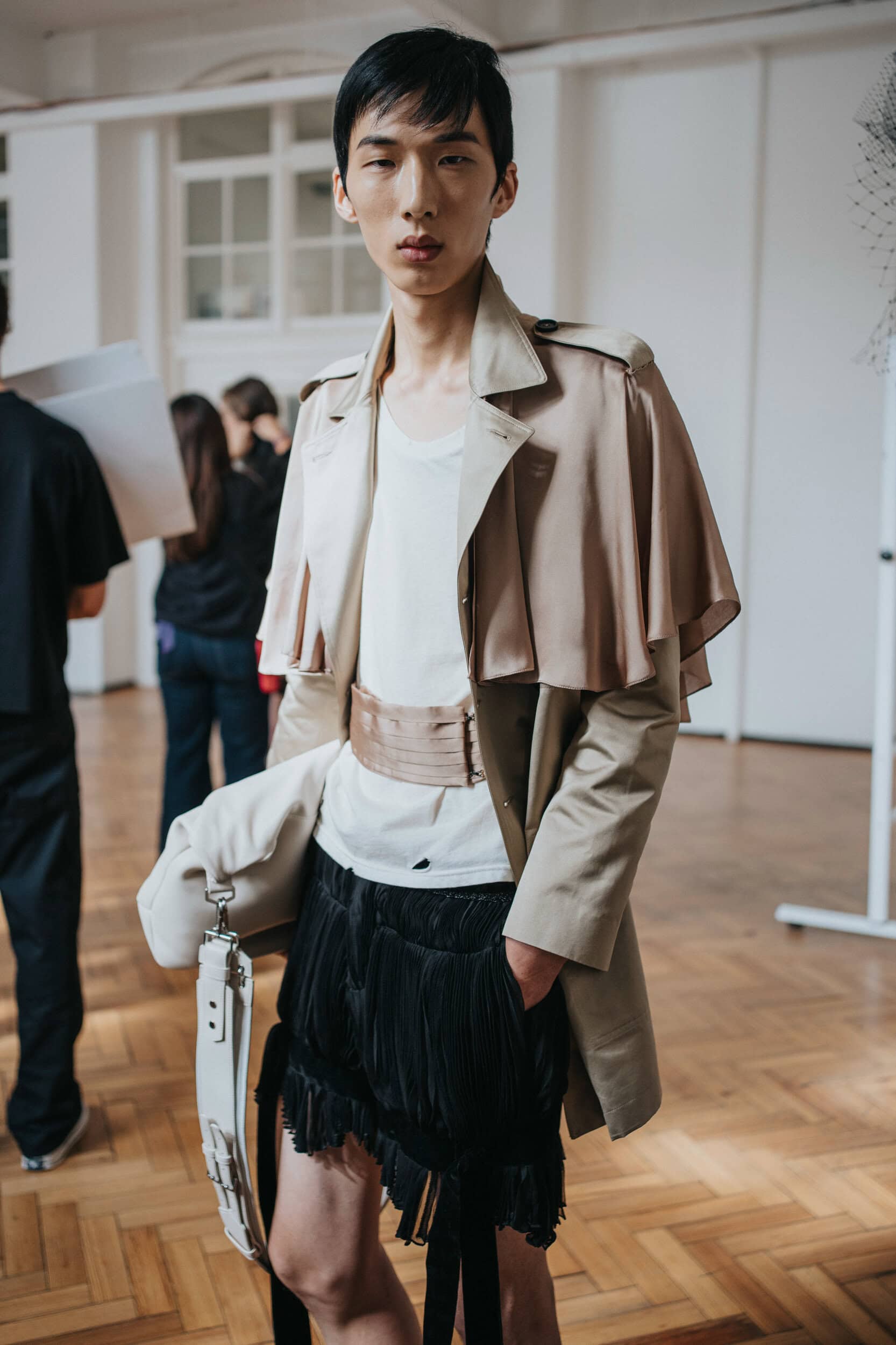 Oscar Ouyang Spring 2027 Fashion Show Backstage