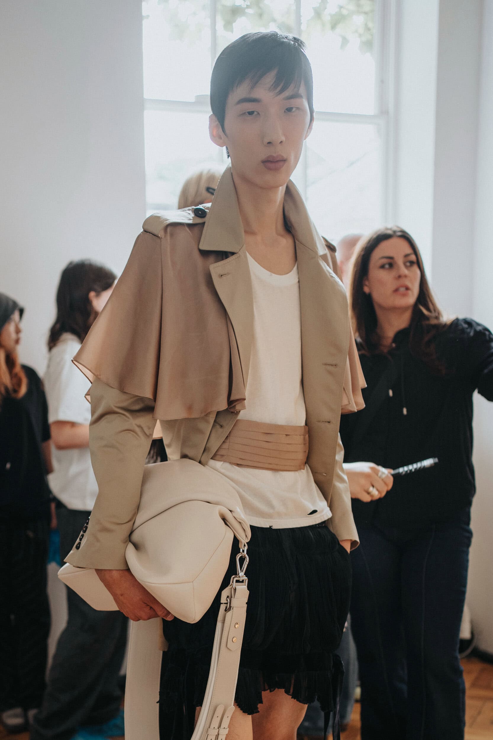 Oscar Ouyang Spring 2027 Fashion Show Backstage