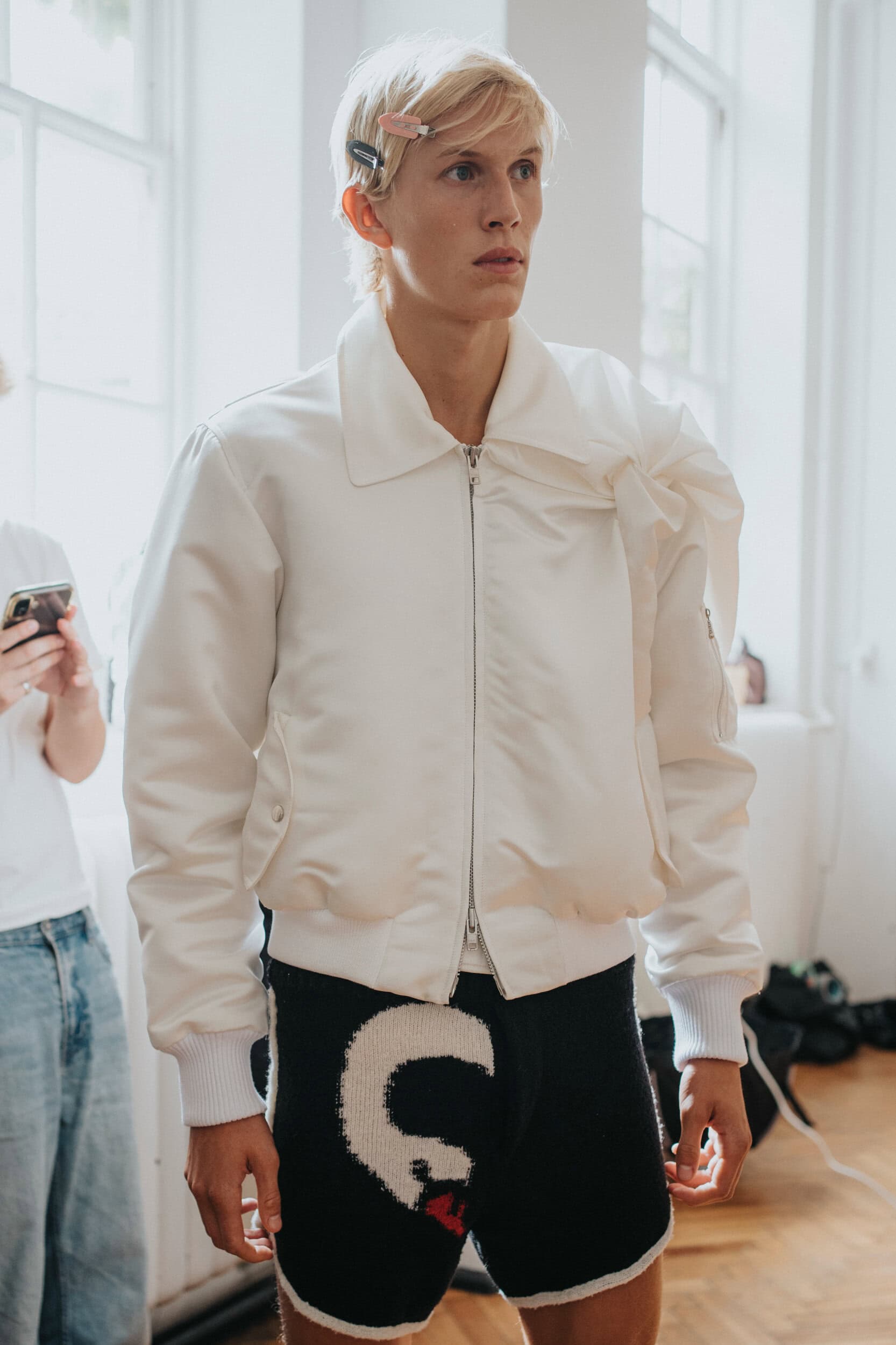 Oscar Ouyang Spring 2027 Fashion Show Backstage