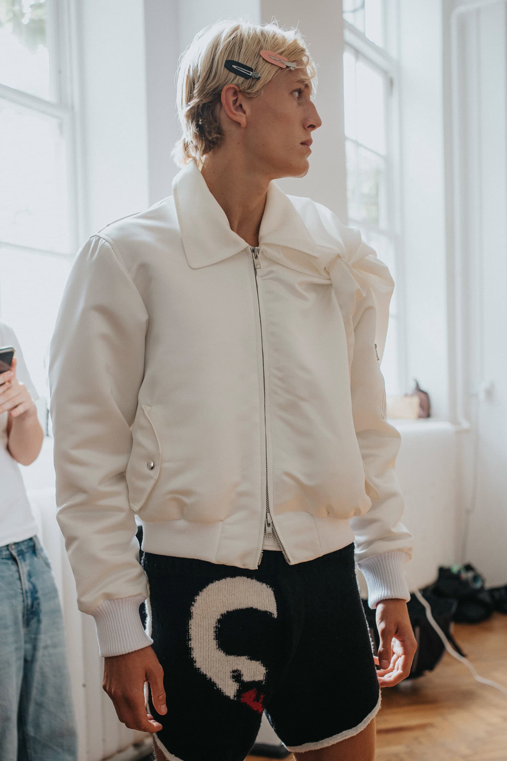 Oscar Ouyang Spring 2027 Fashion Show Backstage