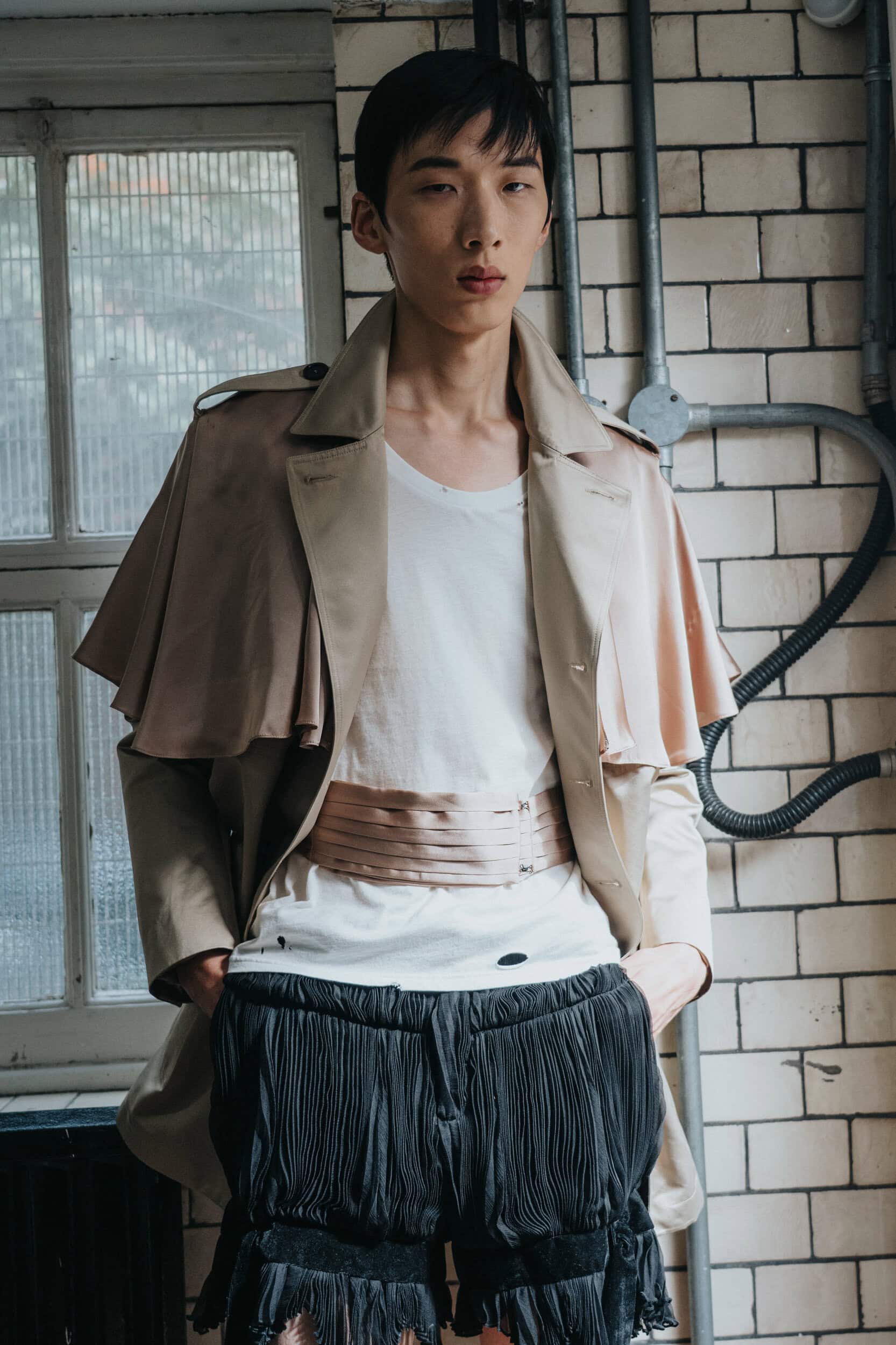 Oscar Ouyang Spring 2027 Fashion Show Backstage