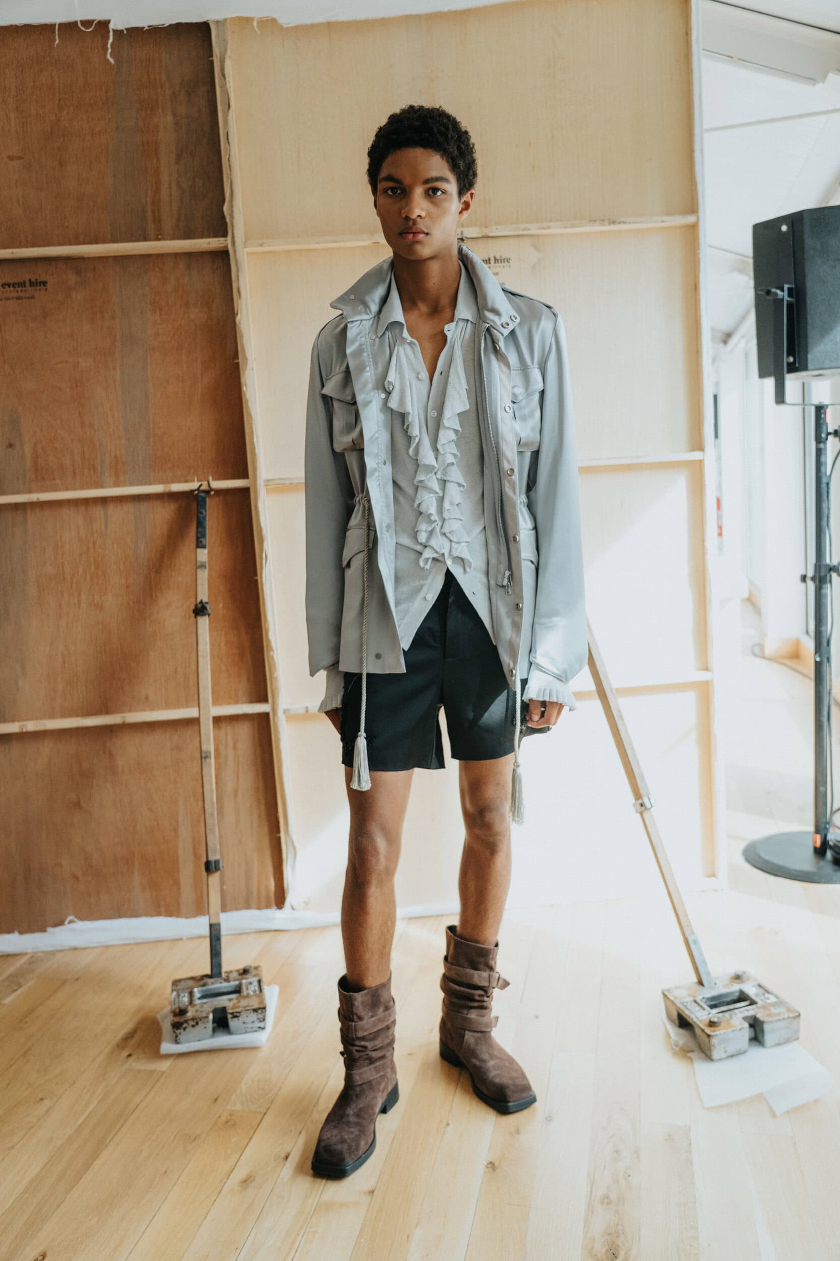 Oscar Ouyang Spring 2027 Fashion Show Backstage