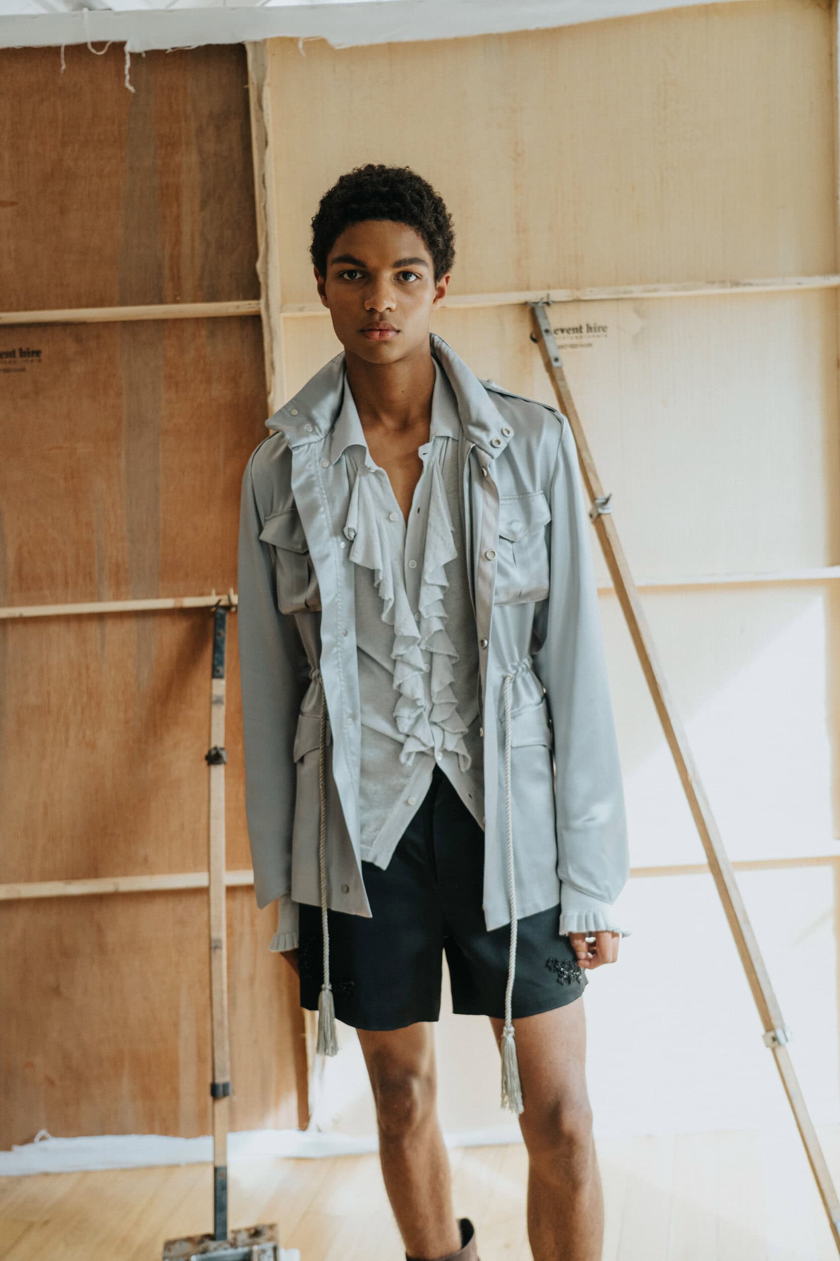 Oscar Ouyang Spring 2027 Fashion Show Backstage