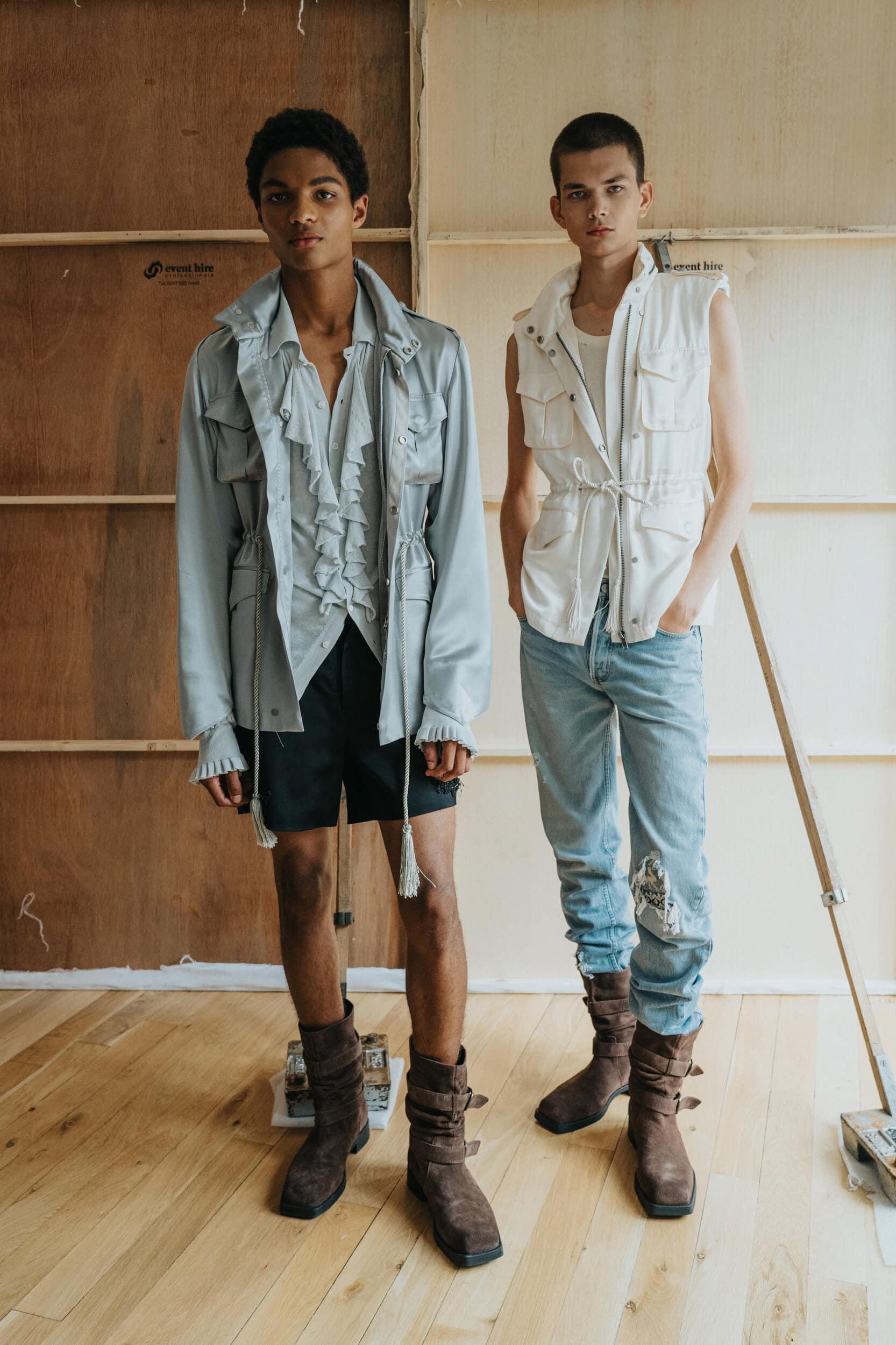 Oscar Ouyang Spring 2027 Fashion Show Backstage