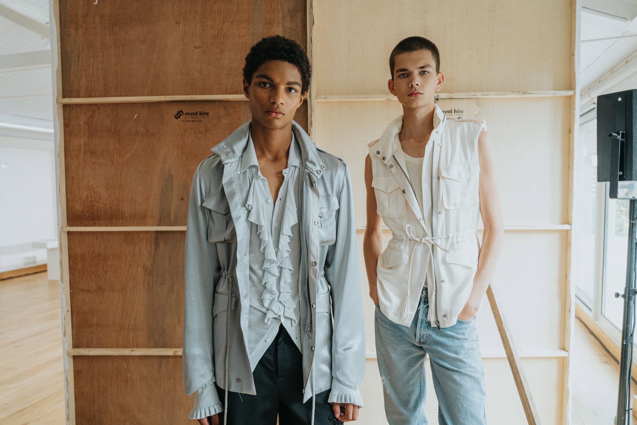 Oscar Ouyang Spring 2027 Fashion Show Backstage