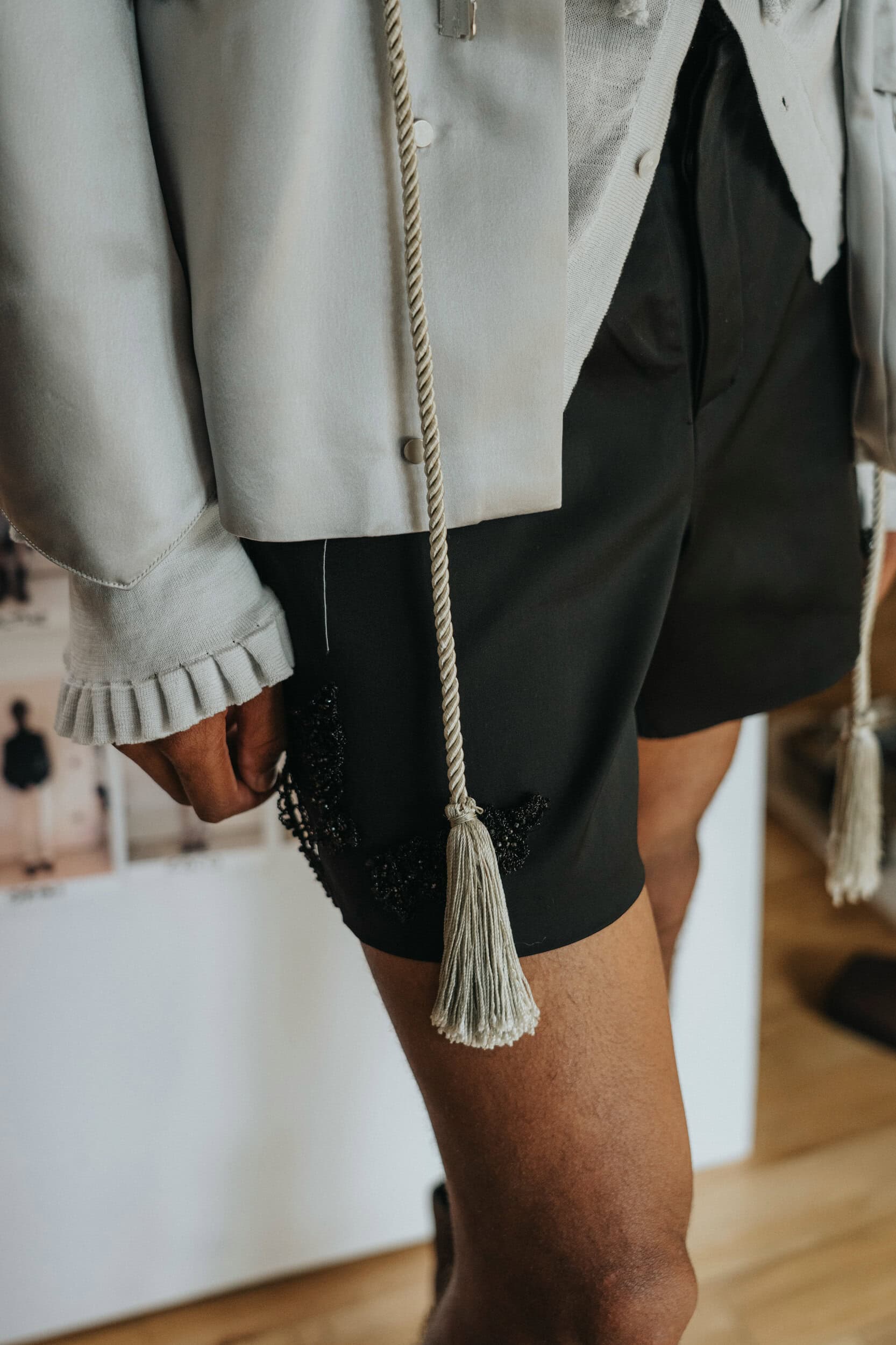 Oscar Ouyang Spring 2027 Fashion Show Backstage