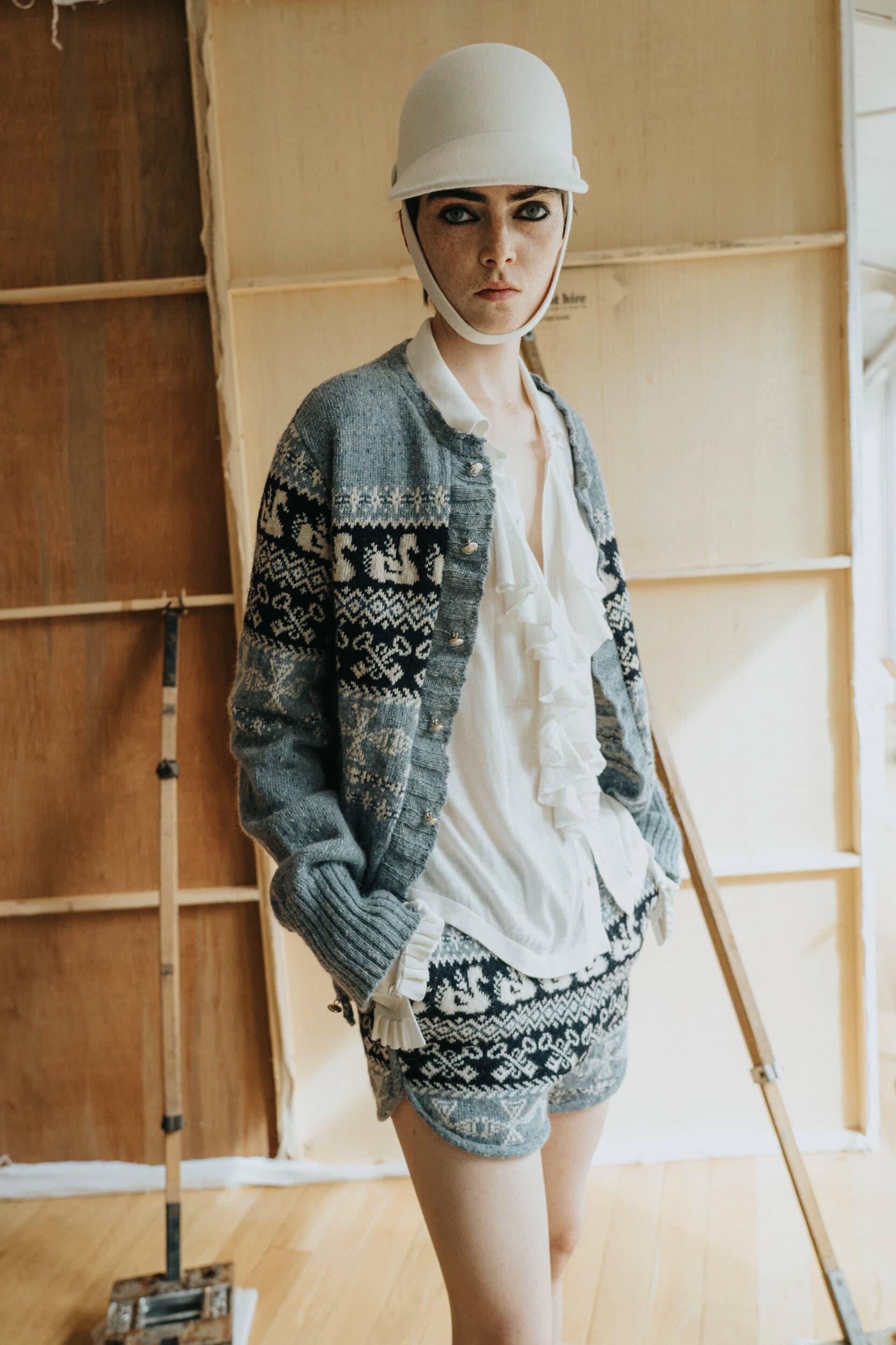 Oscar Ouyang Spring 2027 Fashion Show Backstage