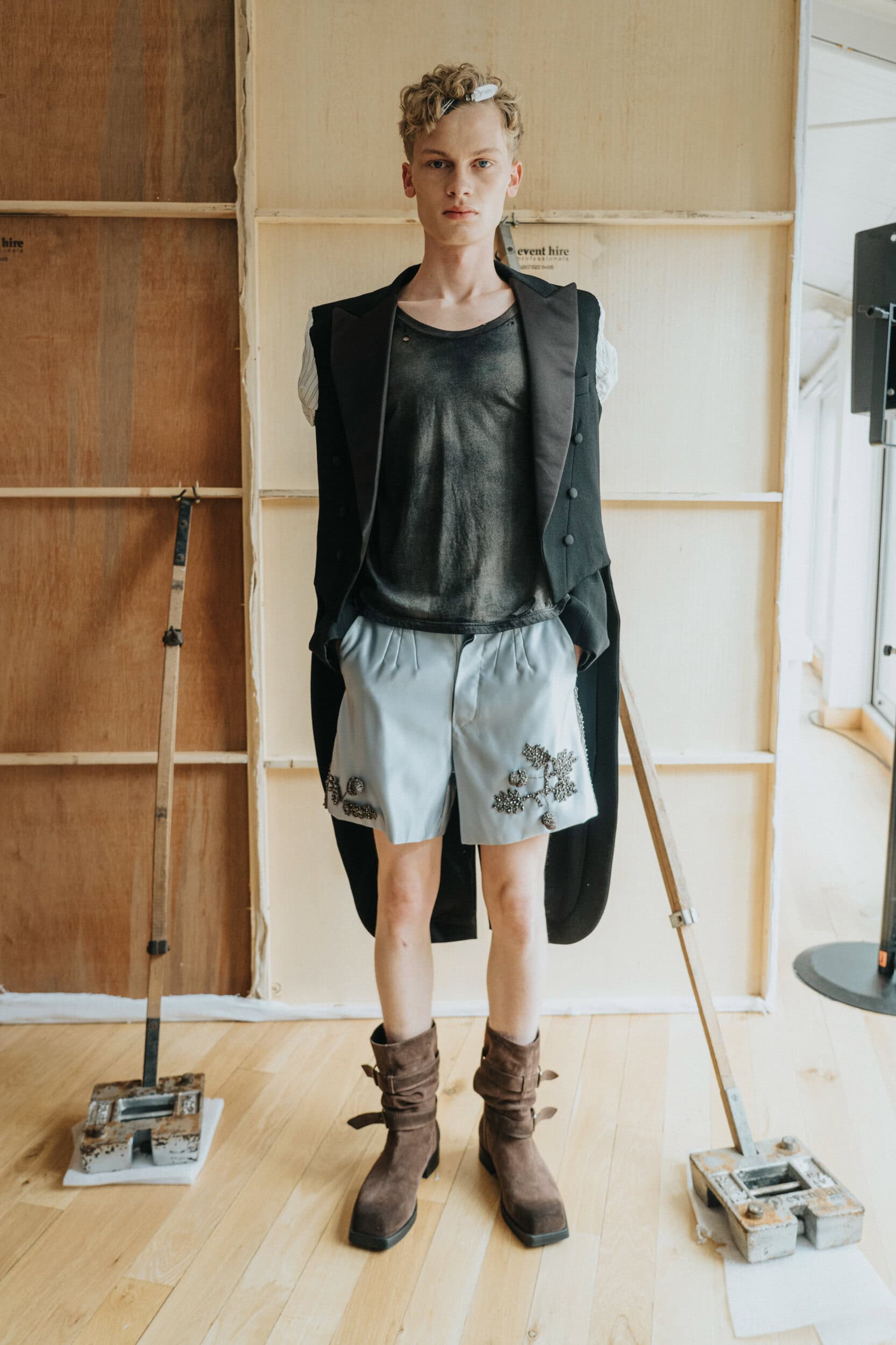 Oscar Ouyang Spring 2027 Fashion Show Backstage