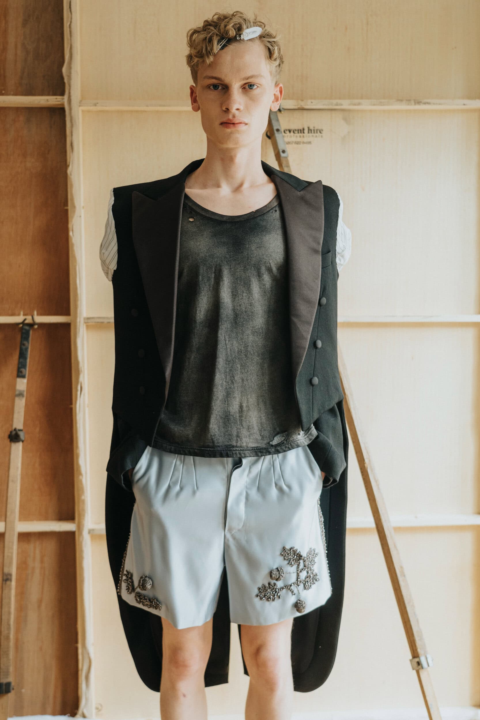 Oscar Ouyang Spring 2027 Fashion Show Backstage