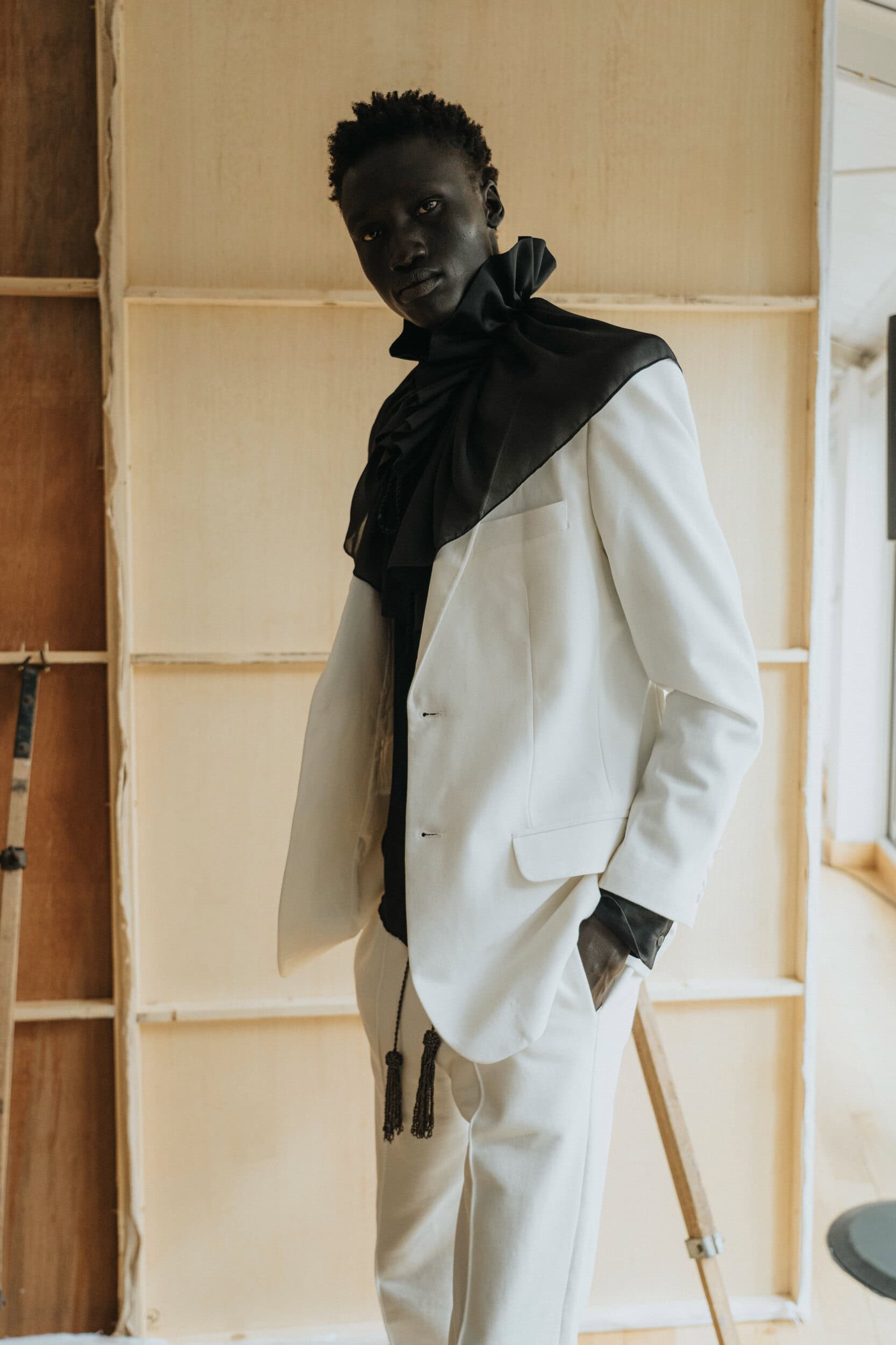 Oscar Ouyang Spring 2027 Fashion Show Backstage