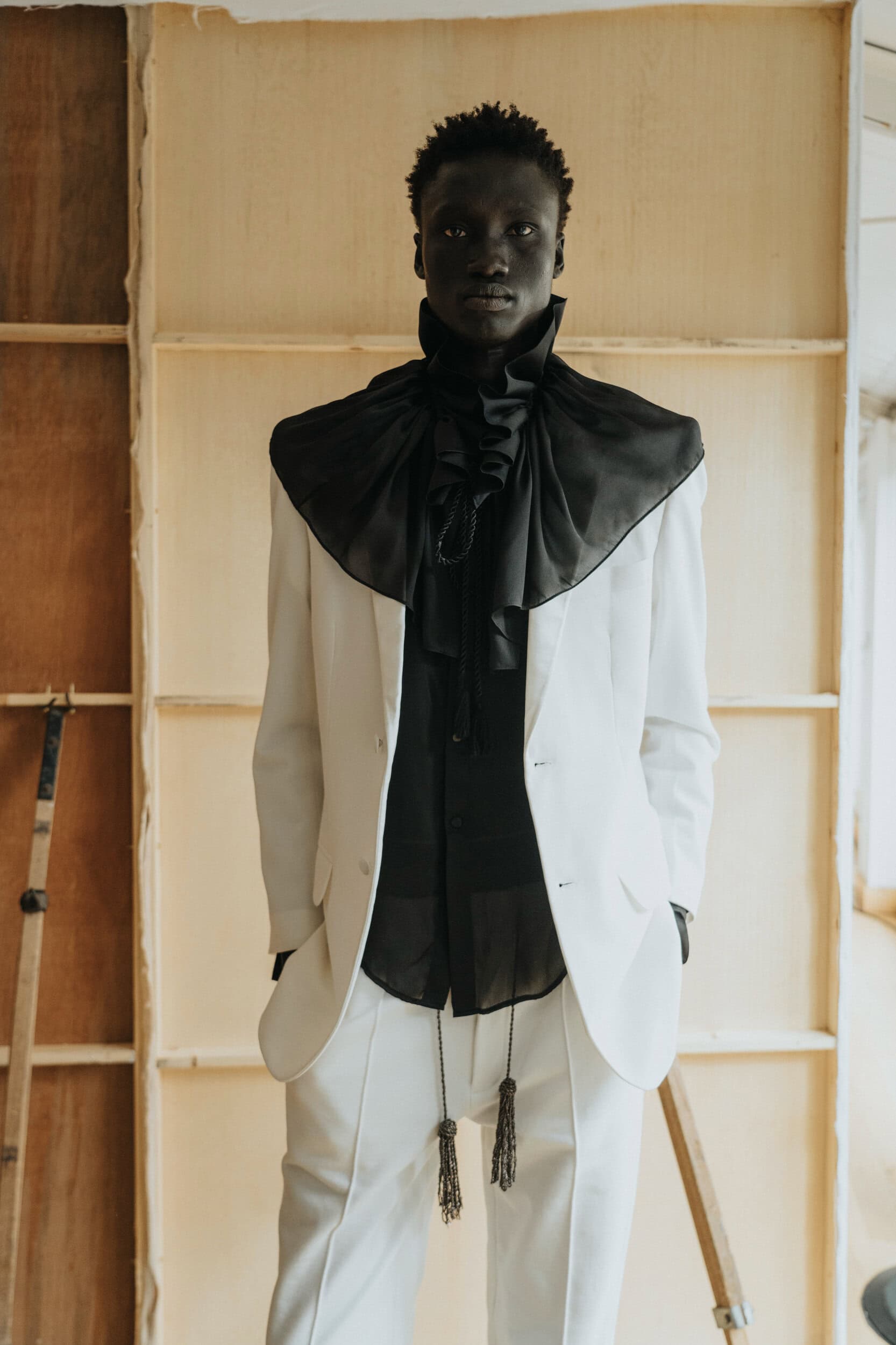 Oscar Ouyang Spring 2027 Fashion Show Backstage
