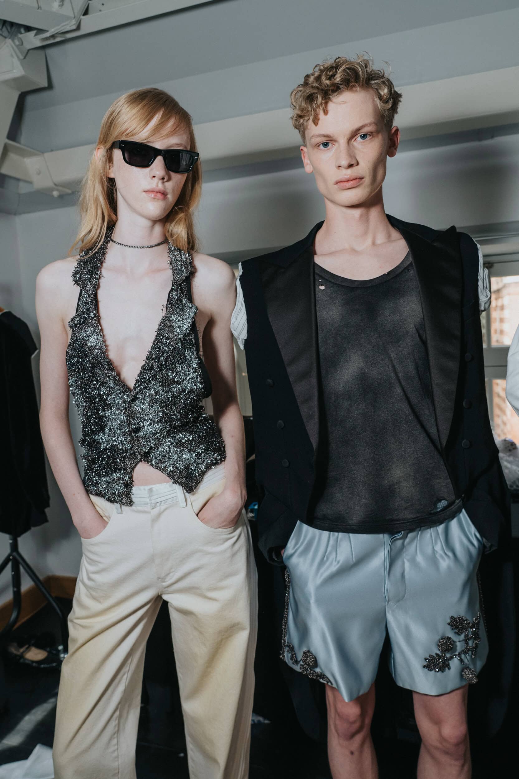 Oscar Ouyang Spring 2027 Fashion Show Backstage