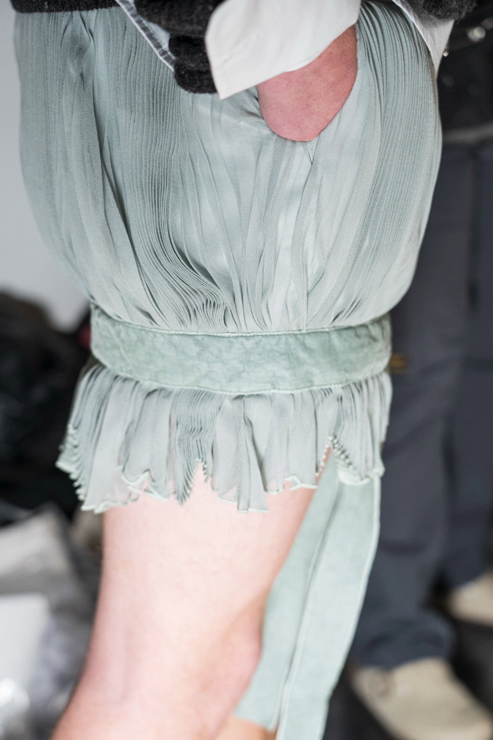 Oscar Ouyang Spring 2027 Fashion Show Backstage
