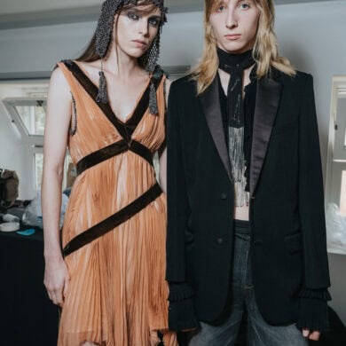 Oscar Ouyang Spring 2027 Fashion Show Backstage