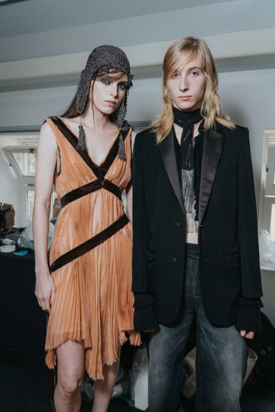 Oscar Ouyang Spring 2027 Fashion Show Backstage