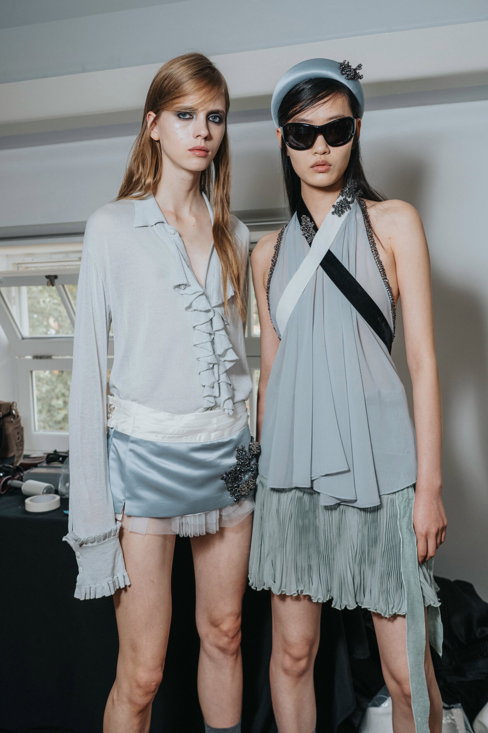 Oscar Ouyang Spring 2027 Fashion Show Backstage