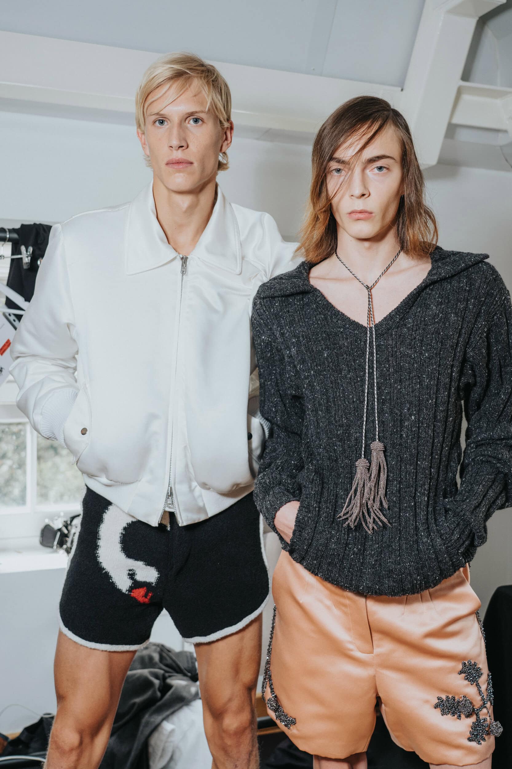 Oscar Ouyang Spring 2027 Fashion Show Backstage