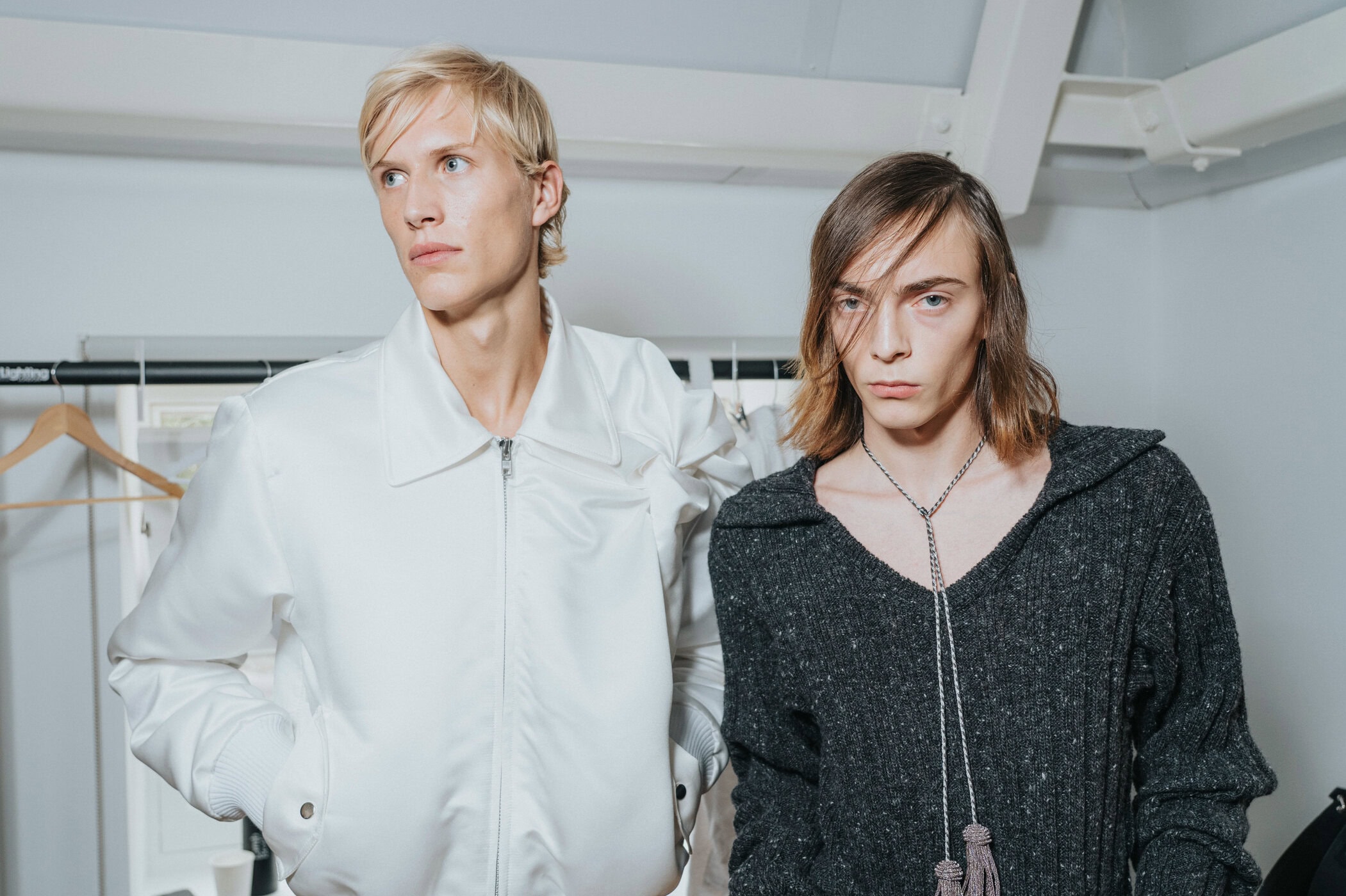 Oscar Ouyang Spring 2027 Fashion Show Backstage