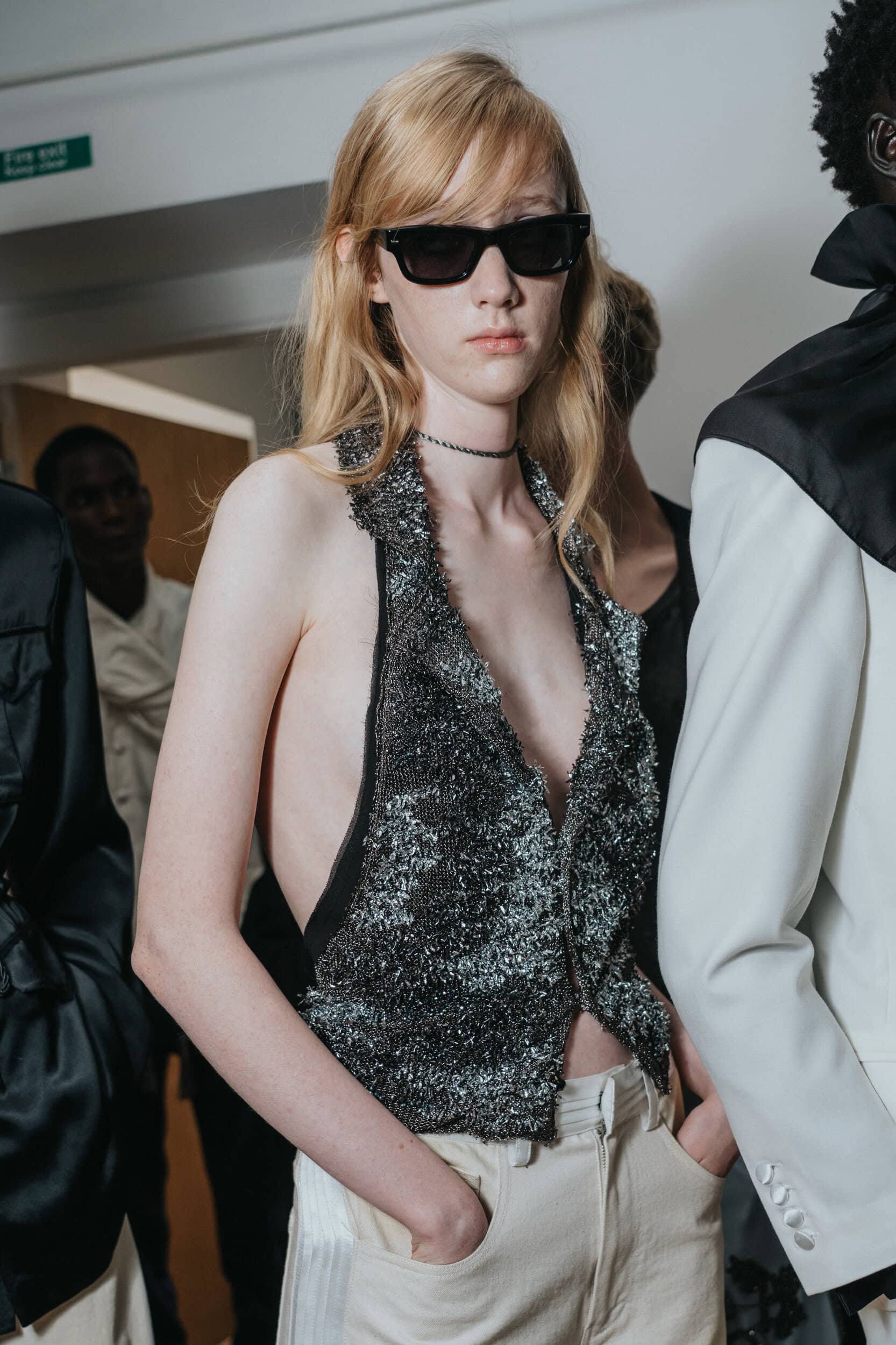 Oscar Ouyang Spring 2027 Fashion Show Backstage