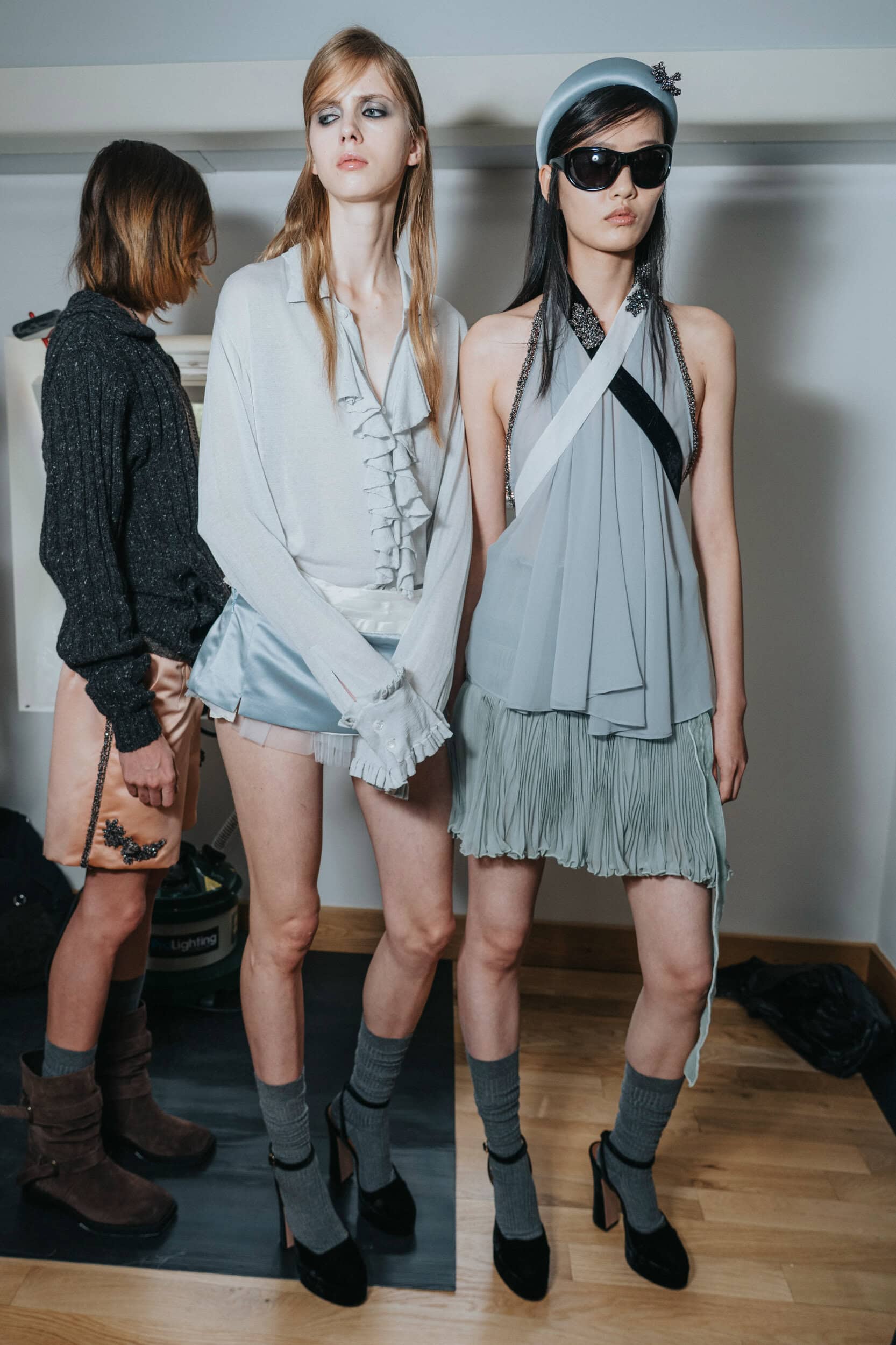 Oscar Ouyang Spring 2027 Fashion Show Backstage