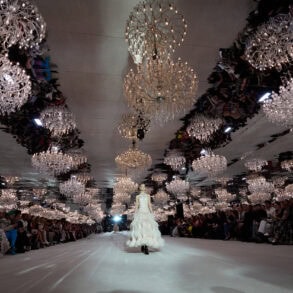 Richard Quinn Spring 2027 Fashion Show Atmosphere