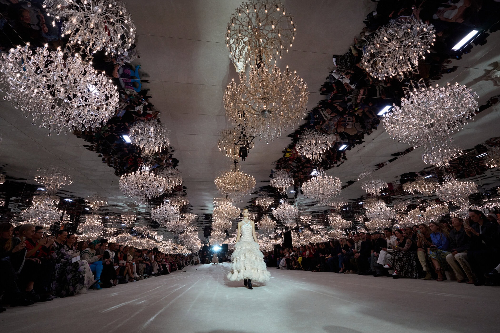 Richard Quinn Spring 2027 Fashion Show Atmosphere
