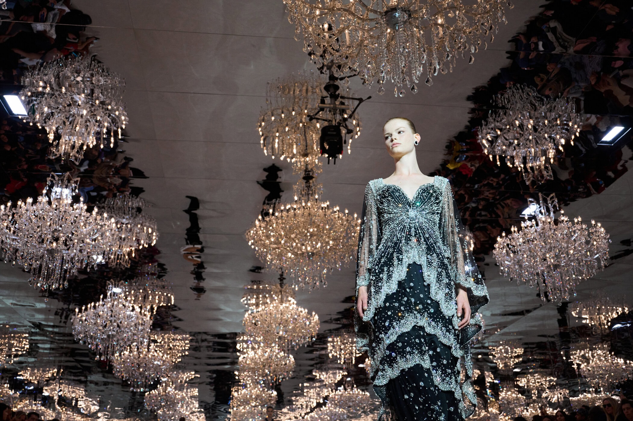 Richard Quinn Spring 2027 Fashion Show Atmosphere