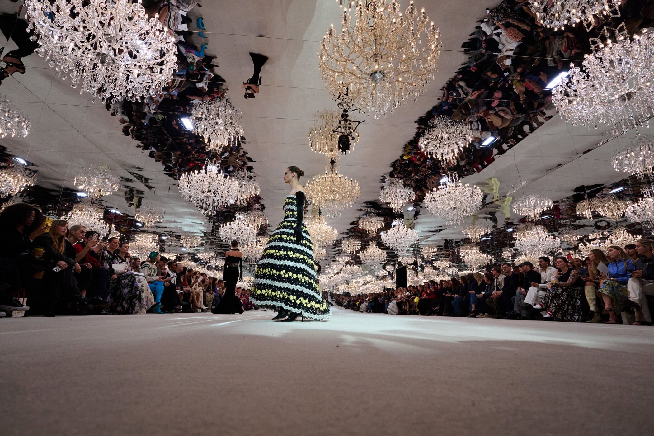 Richard Quinn Spring 2027 Fashion Show Atmosphere